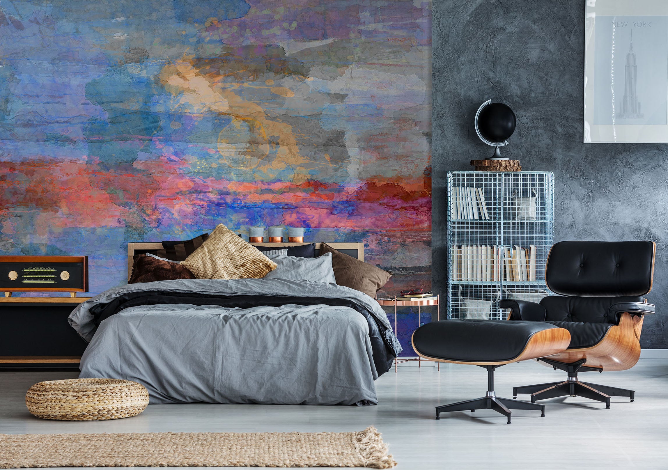 3D Sea Dusk 1526 Michael Tienhaara Wall Mural Wall Murals