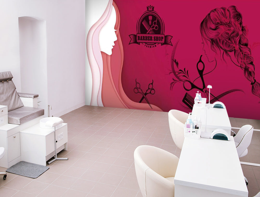 3D Hair Cutting Scissors 1550 Wall Murals