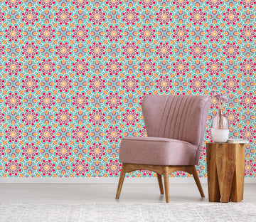 3D Complex Safflower Pattern 558 Wallpaper AJ Wallpaper 