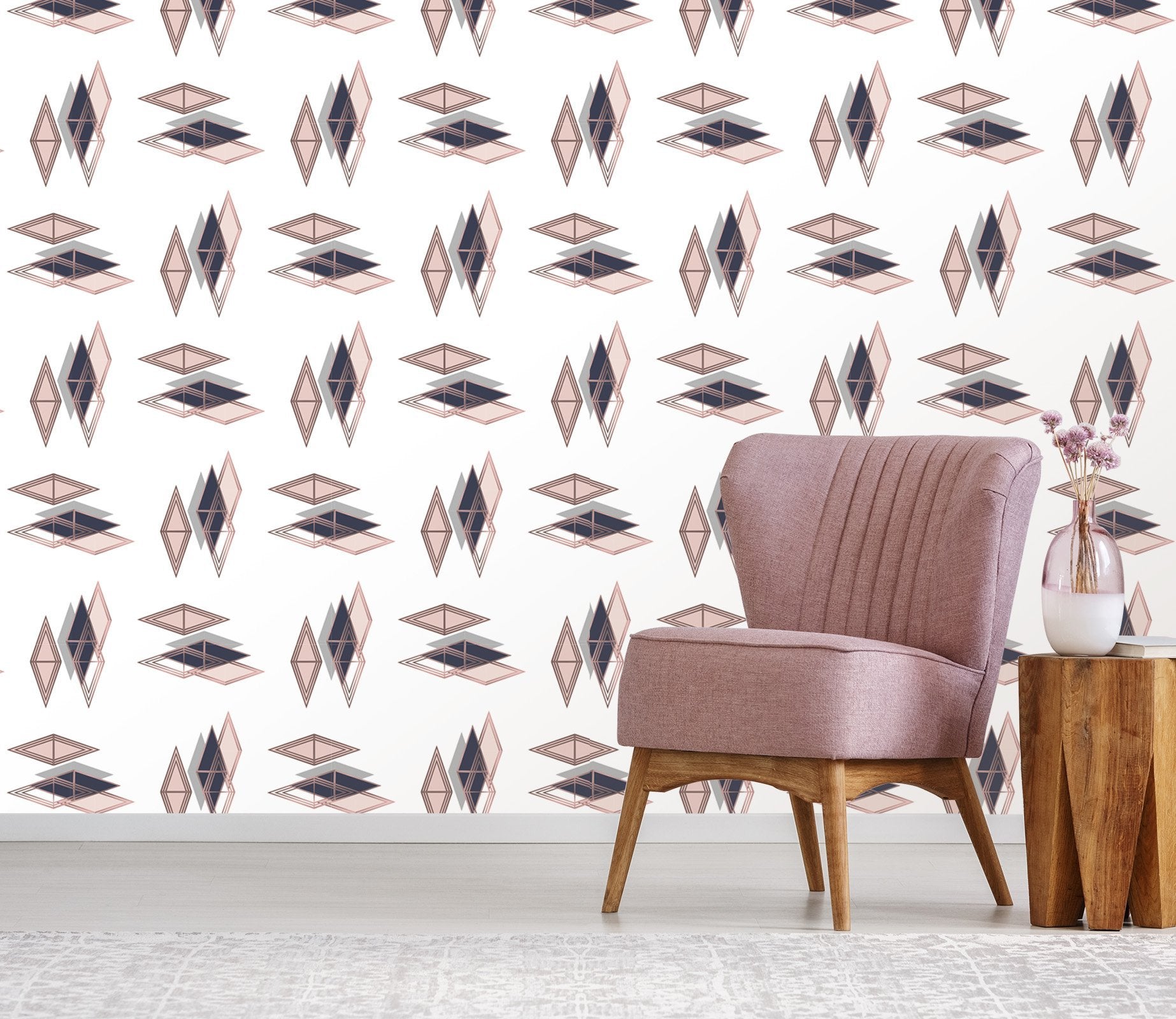 3D Diamond Piece 539 Wallpaper AJ Wallpaper 