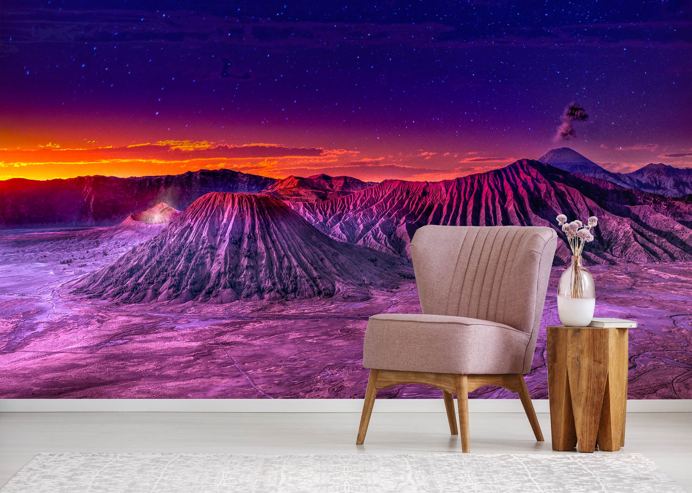 3D Purple Sea Water 1412 Marco Carmassi Wall Mural Wall Murals