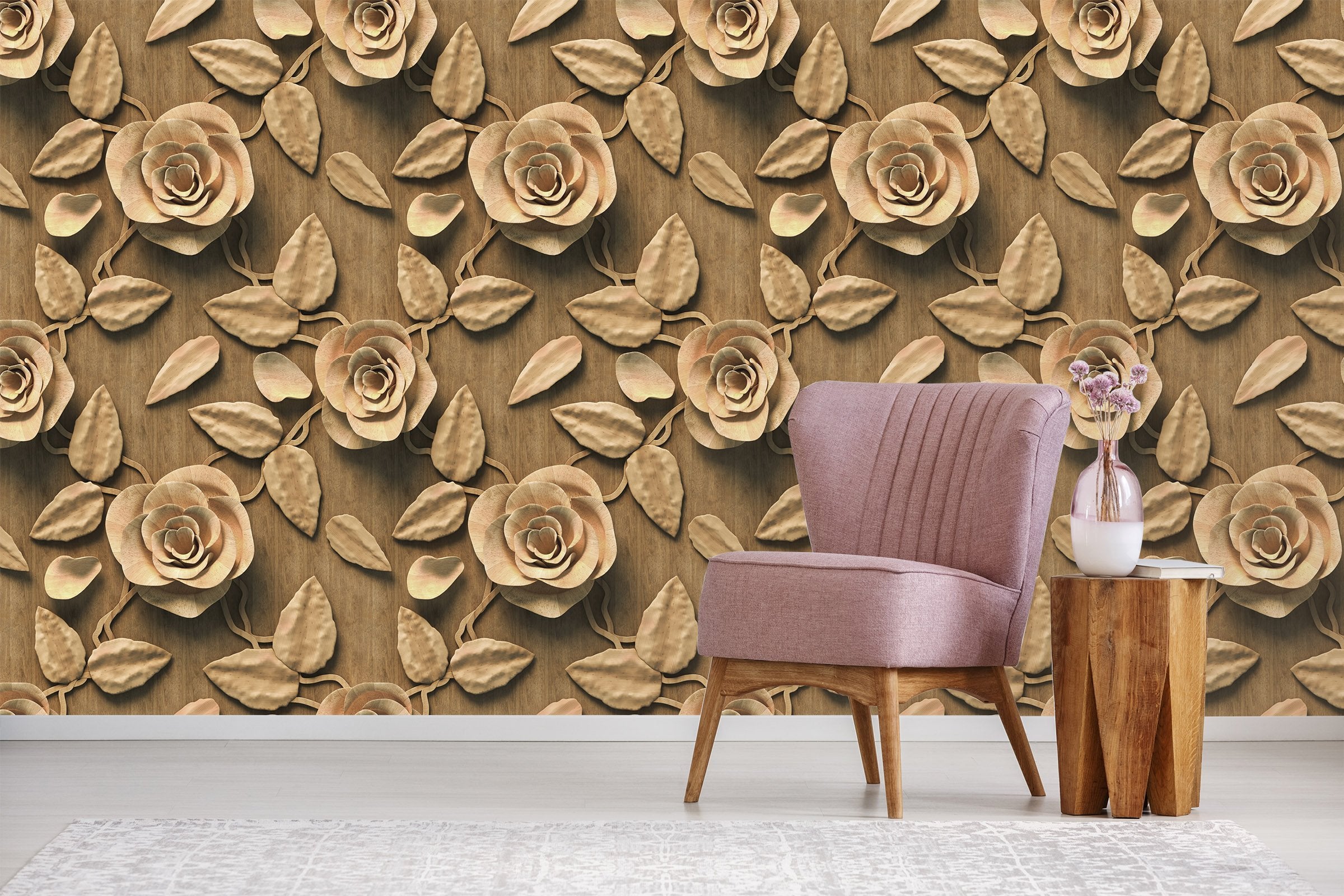 3D Mud Rose 64 Wallpaper AJ Wallpaper 