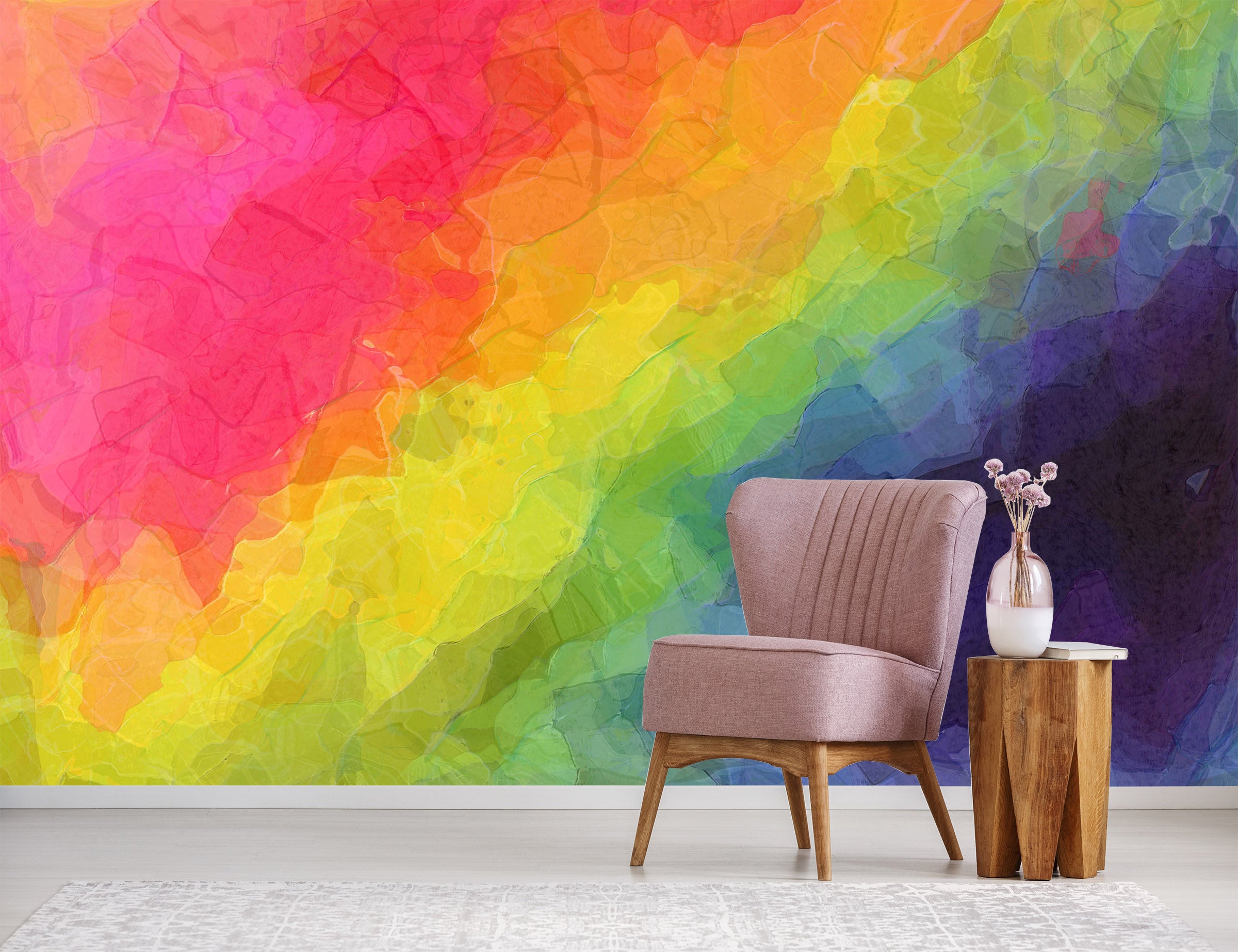 3D Bright Colors 1405 Shandra Smith Wall Mural Wall Murals