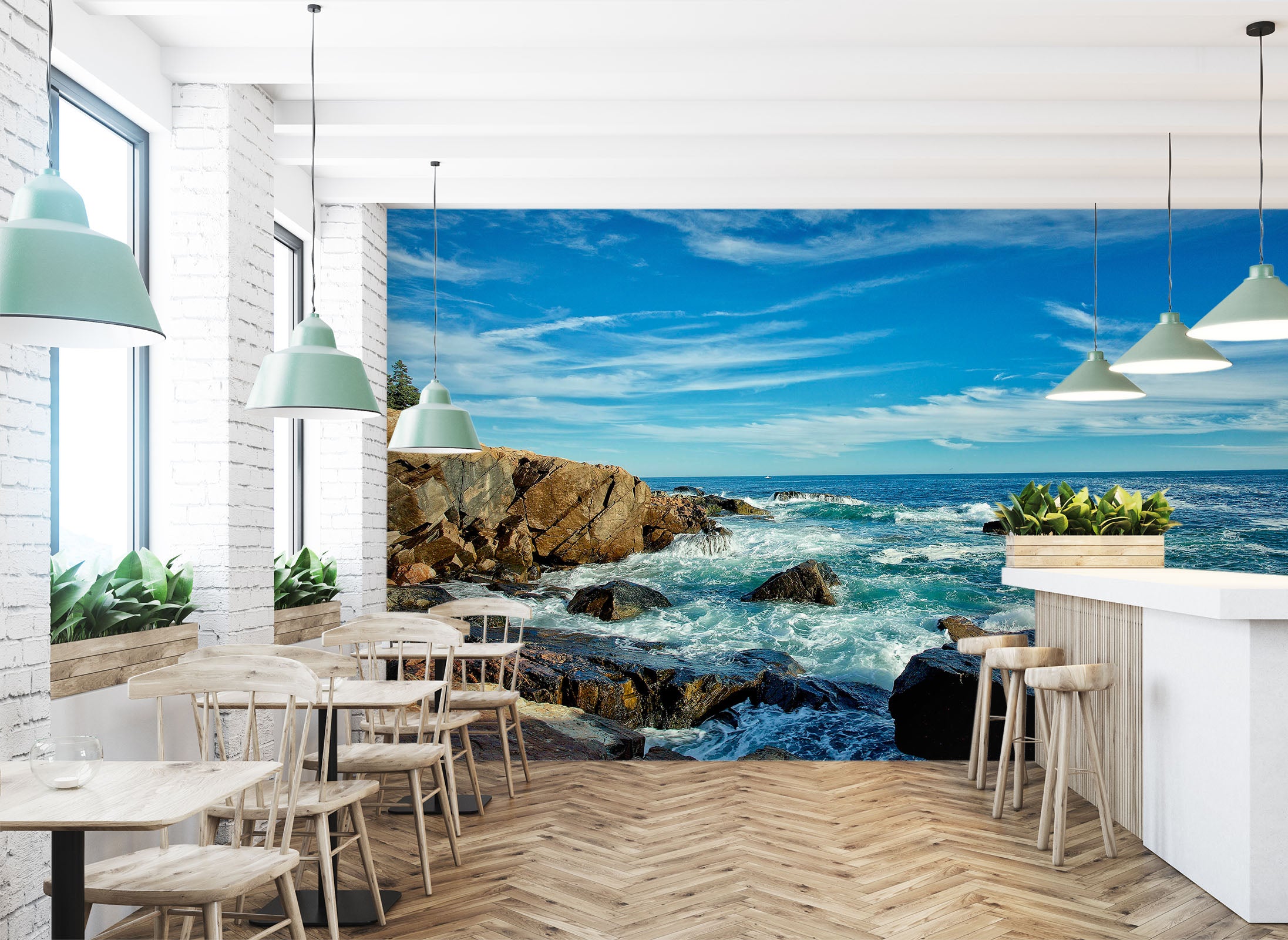 3D Seaside Reef 62067 Kathy Barefield Wall Mural Wall Murals