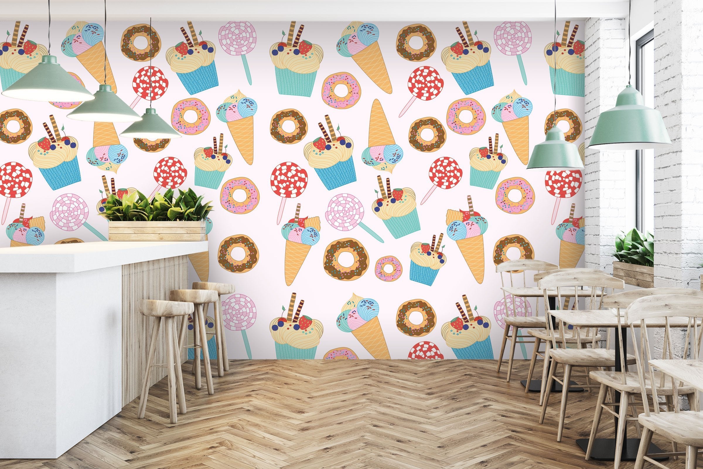 3D Donut Candy Ice Cream 143 Wallpaper AJ Wallpaper 2 