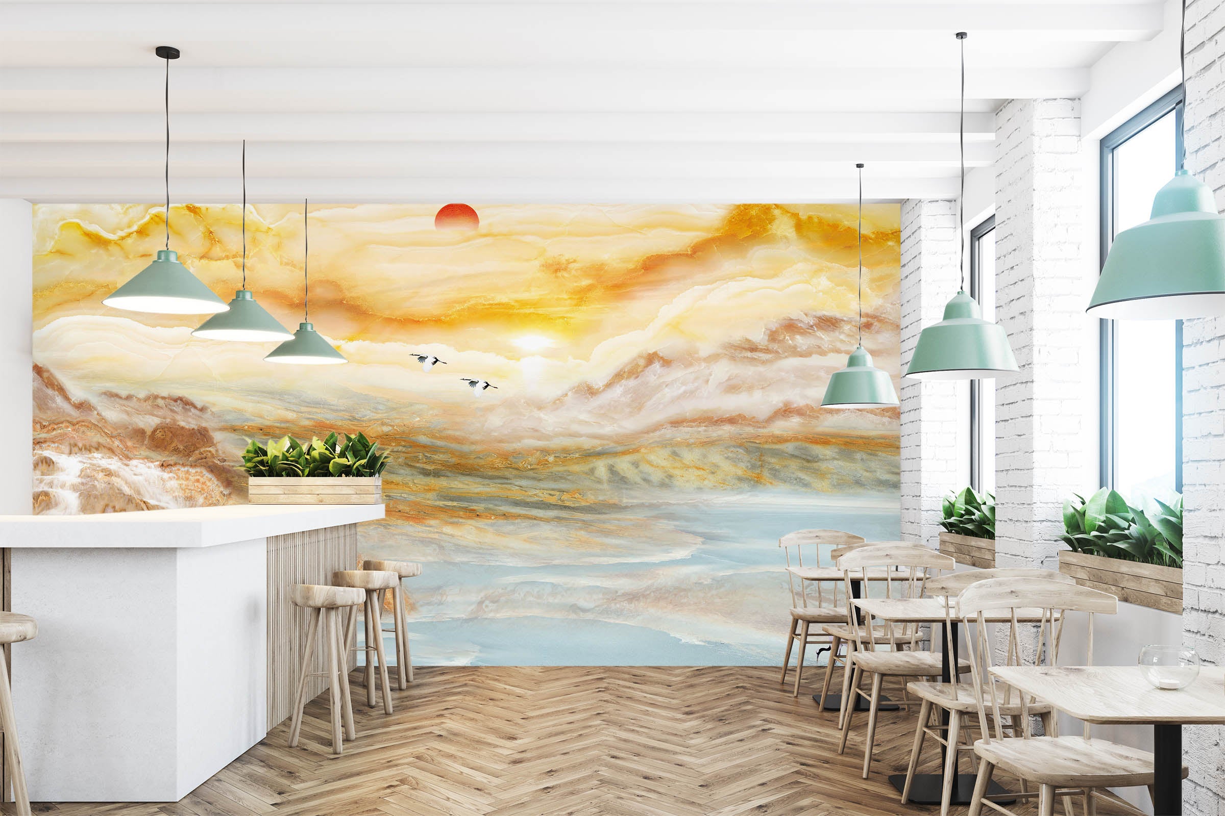 3D Valley River 1512 Wall Murals