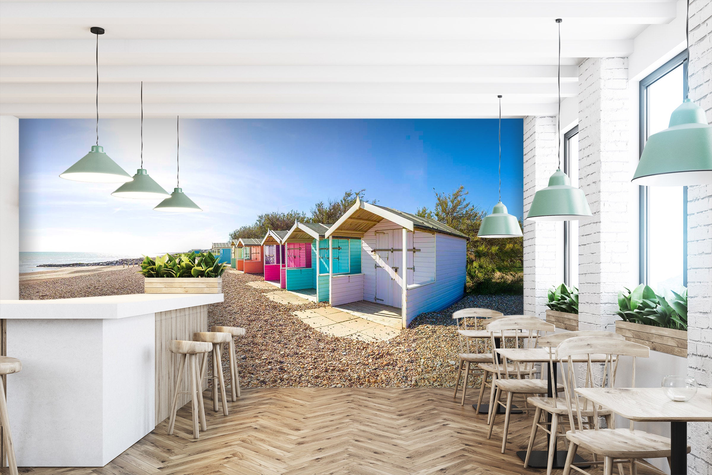 3D Sunny Beach 1422 Assaf Frank Wall Mural Wall Murals