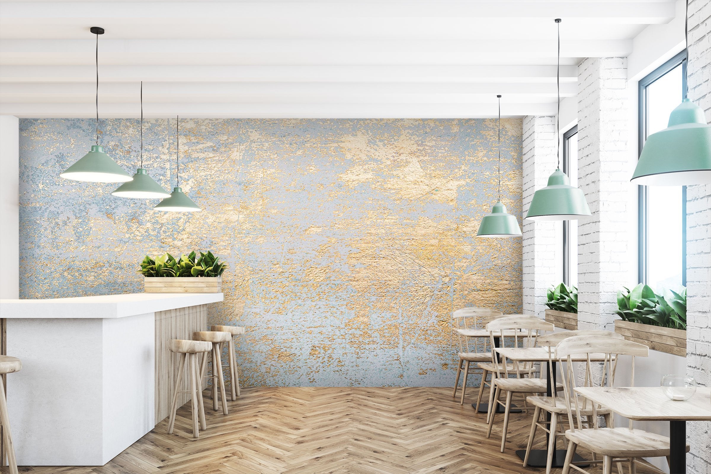 3D Golden Mist 25 Wall Murals Wallpaper AJ Wallpaper 2 