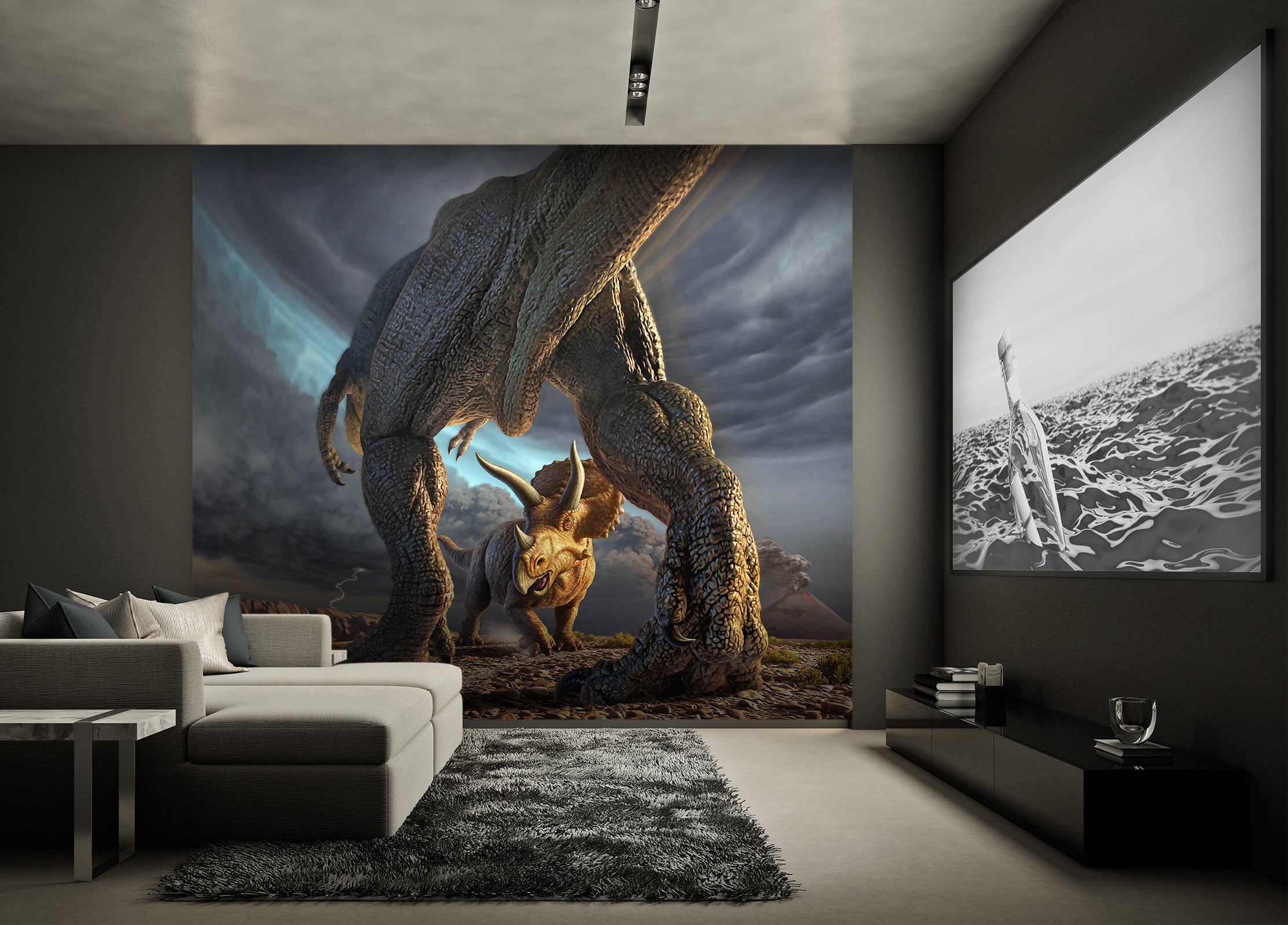 3D Face Off 1410 Jerry LoFaro Wall Mural Wall Murals