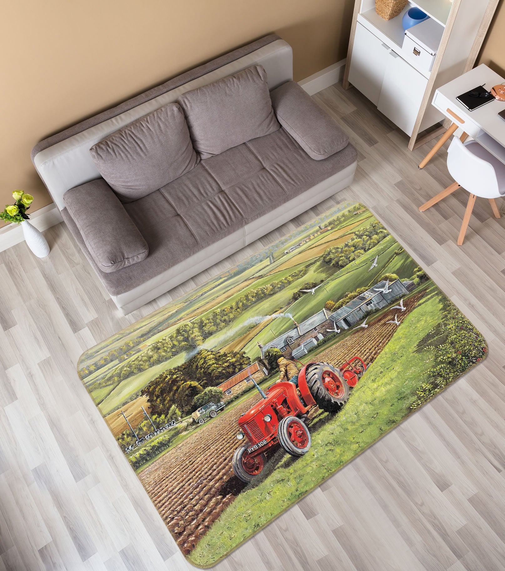3D Master At Work 1088 Trevor Mitchell Rug Non Slip Rug Mat