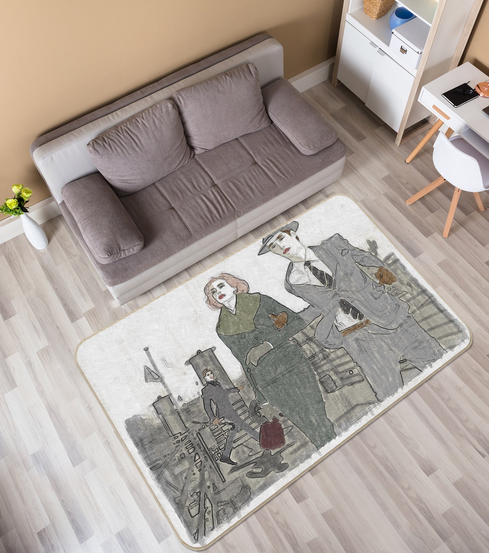 3D Elite 1006 Marco Cavazzana Rug Non Slip Rug Mat