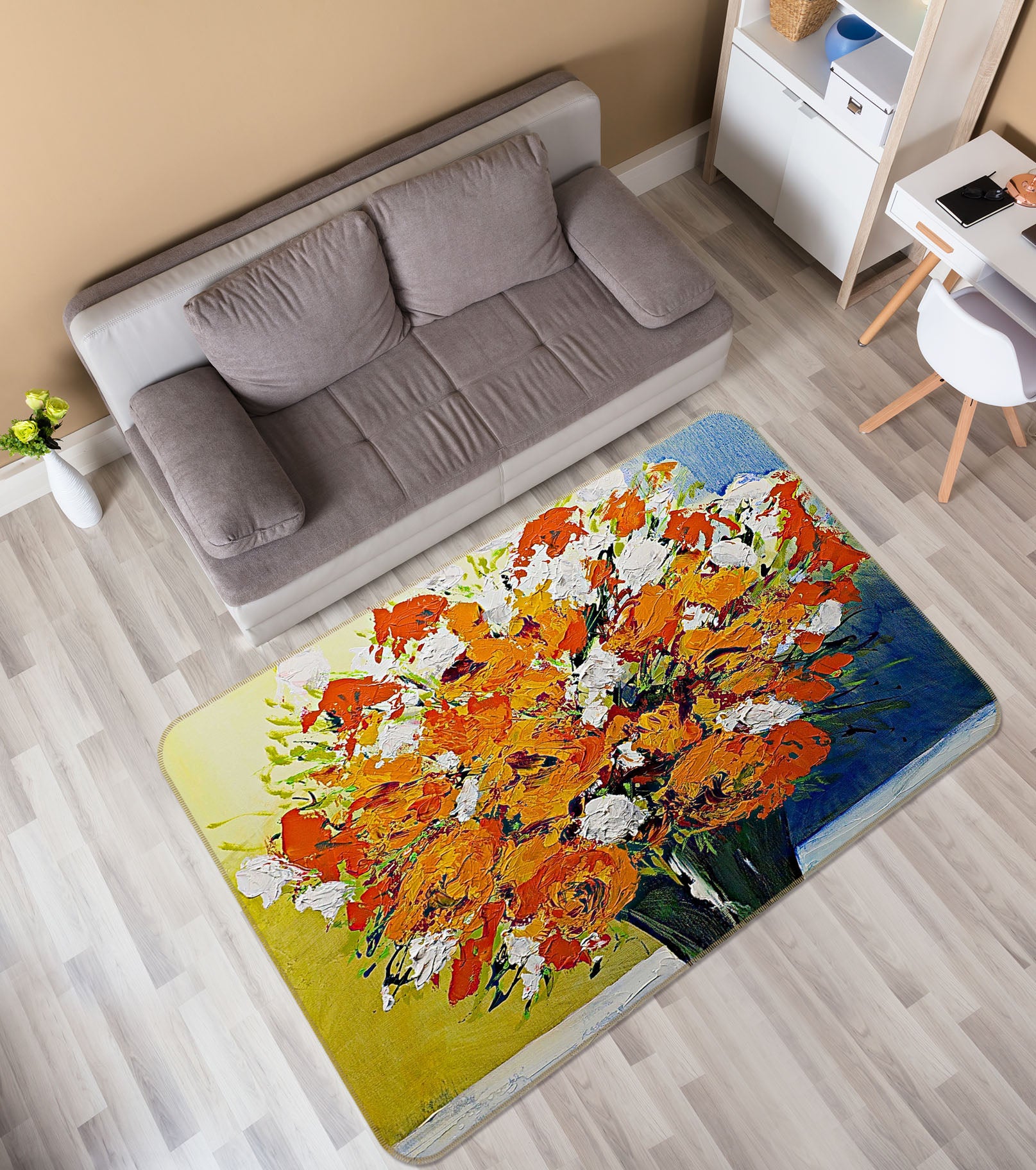 3D One And Only 1018 Allan P. Friedlander Rug Non Slip Rug Mat