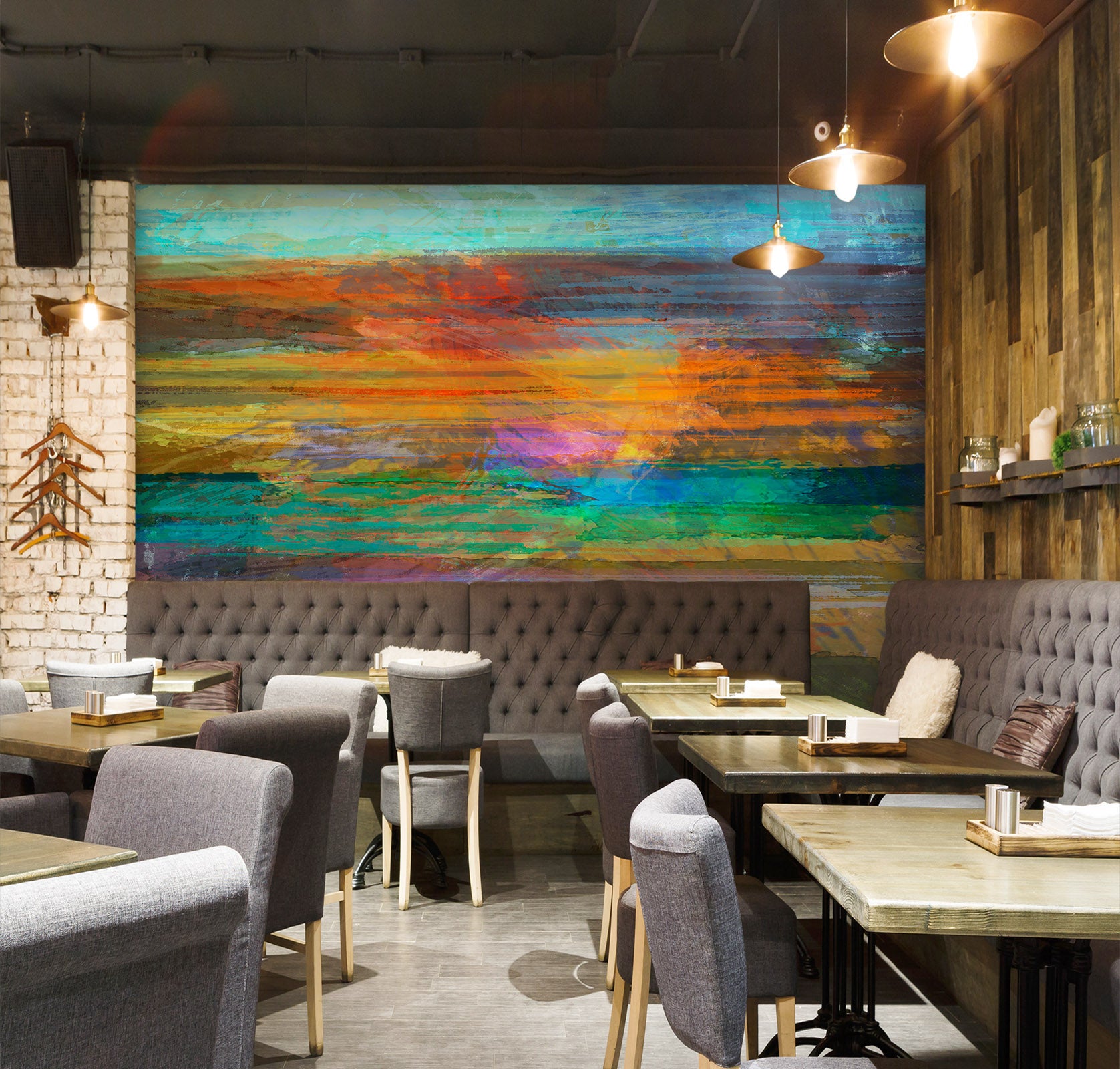 3D Colorful Pattern 1532 Michael Tienhaara Wall Mural Wall Murals