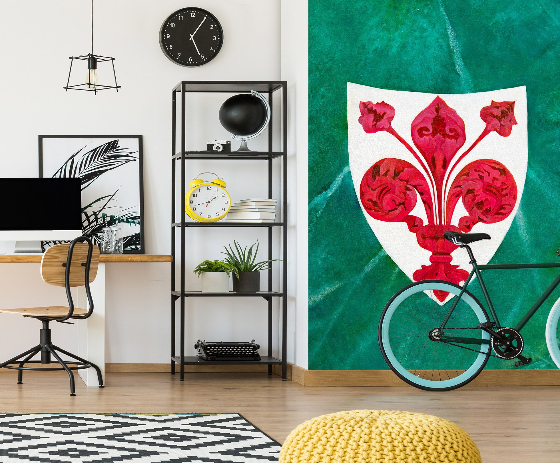 3D Badge Pattern 11122 Matthew Holden Bates Wall Mural Wall Murals