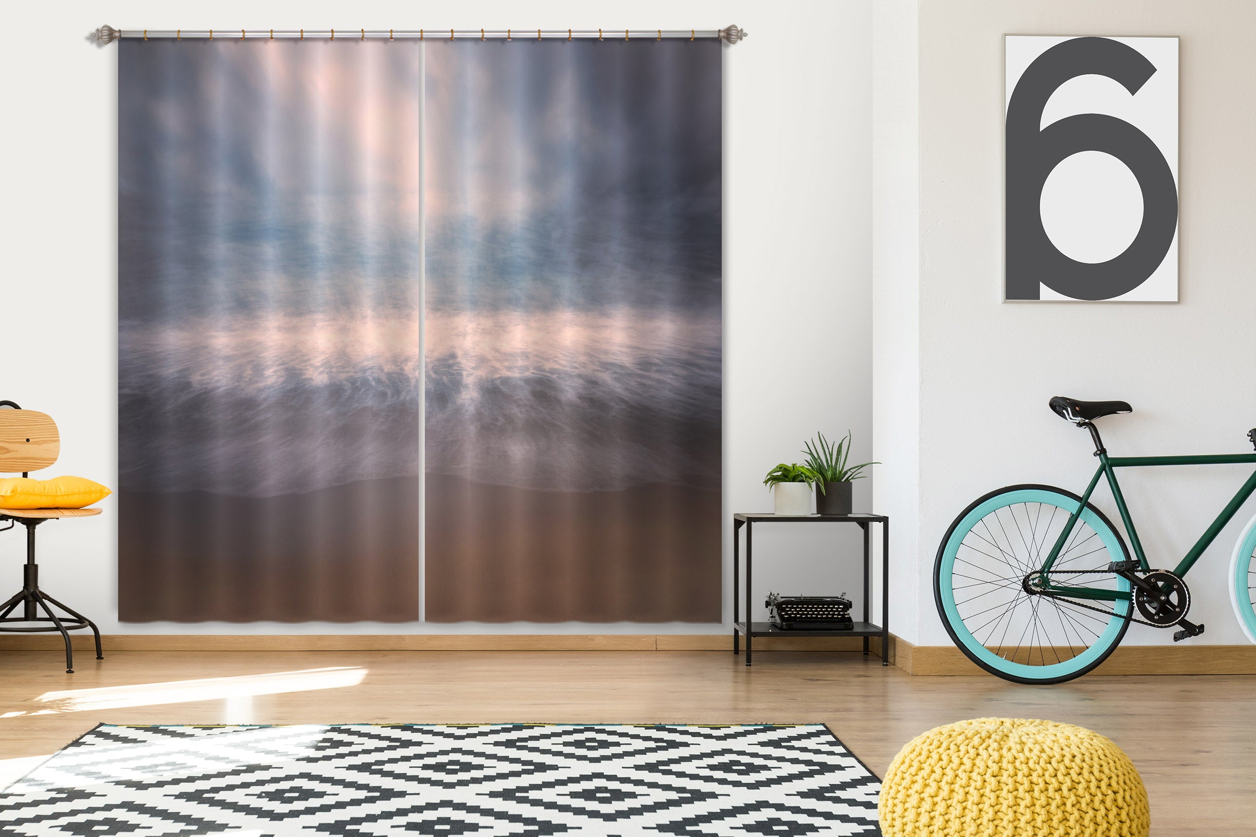 3D Desert Storm 121 Marco Carmassi Curtain Curtains Drapes