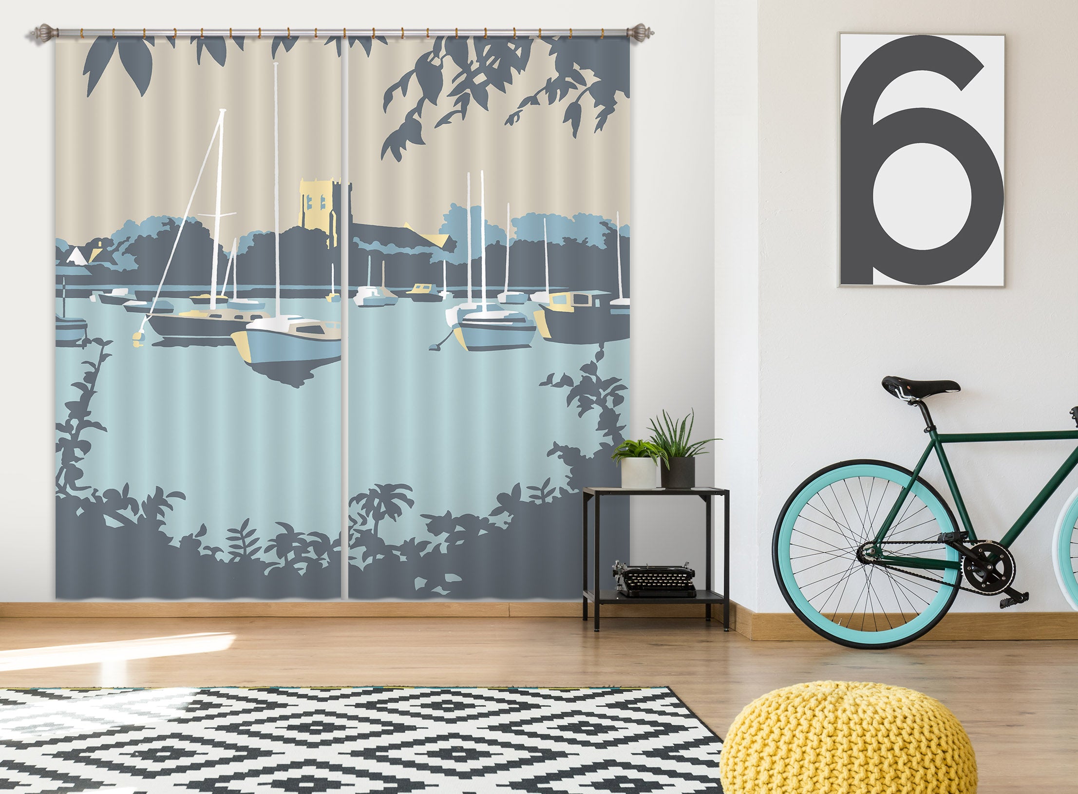 3D Christchurch 109 Steve Read Curtain Curtains Drapes