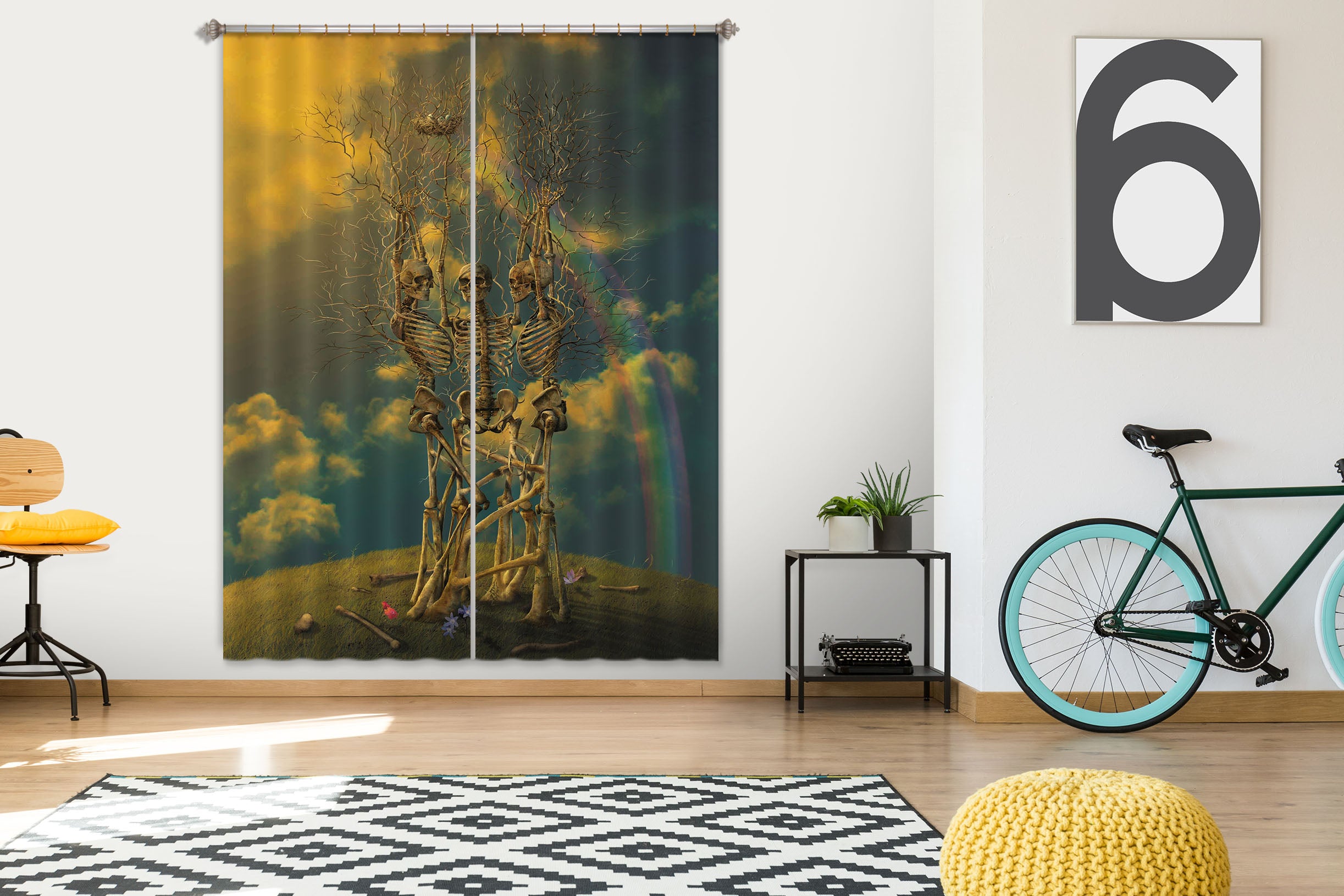 3D Life Cycle 048 Vincent Hie Curtain Curtains Drapes