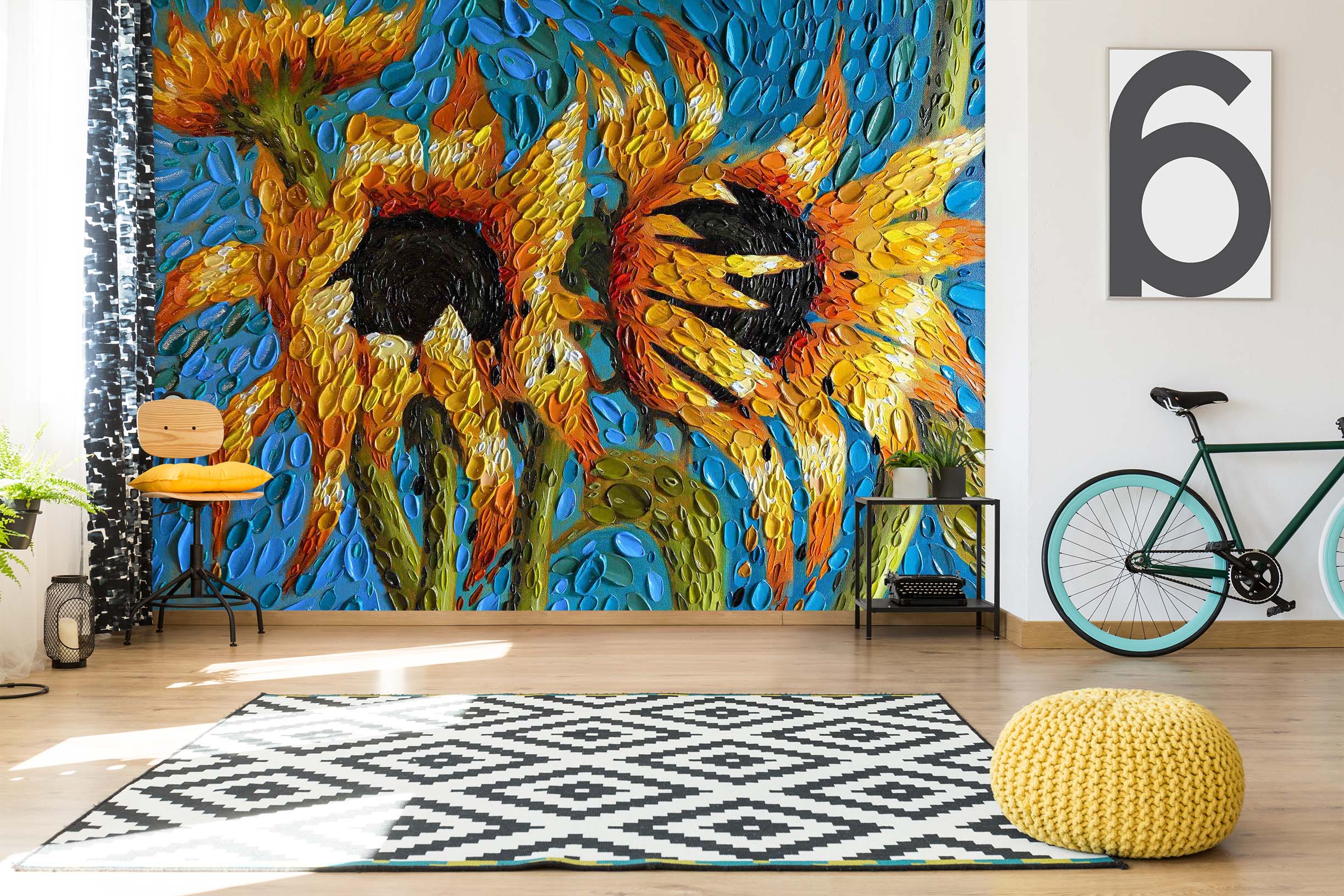 3D The Turquoise Dream 1423 Dena Tollefson Wall Mural Wall Murals