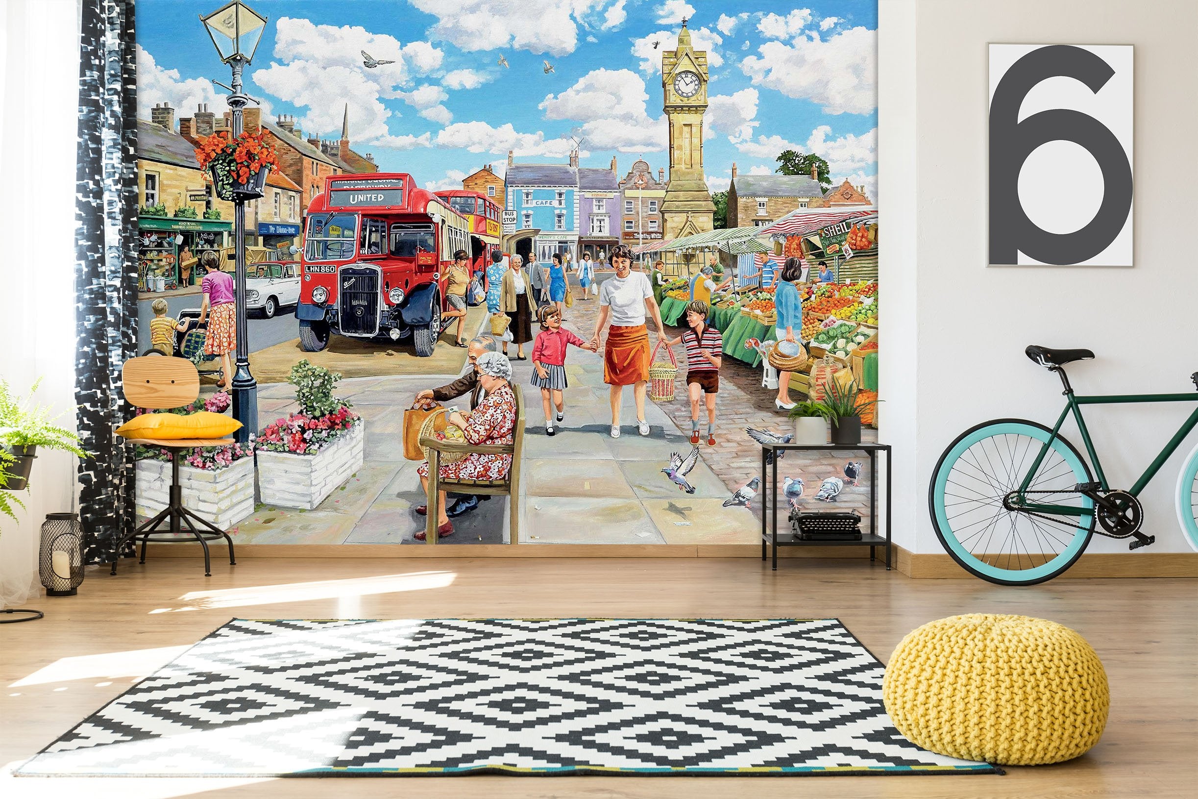 3D A Trip To The Shops 1002 Trevor Mitchell Wall Mural Wall Murals Wallpaper AJ Wallpaper 2 