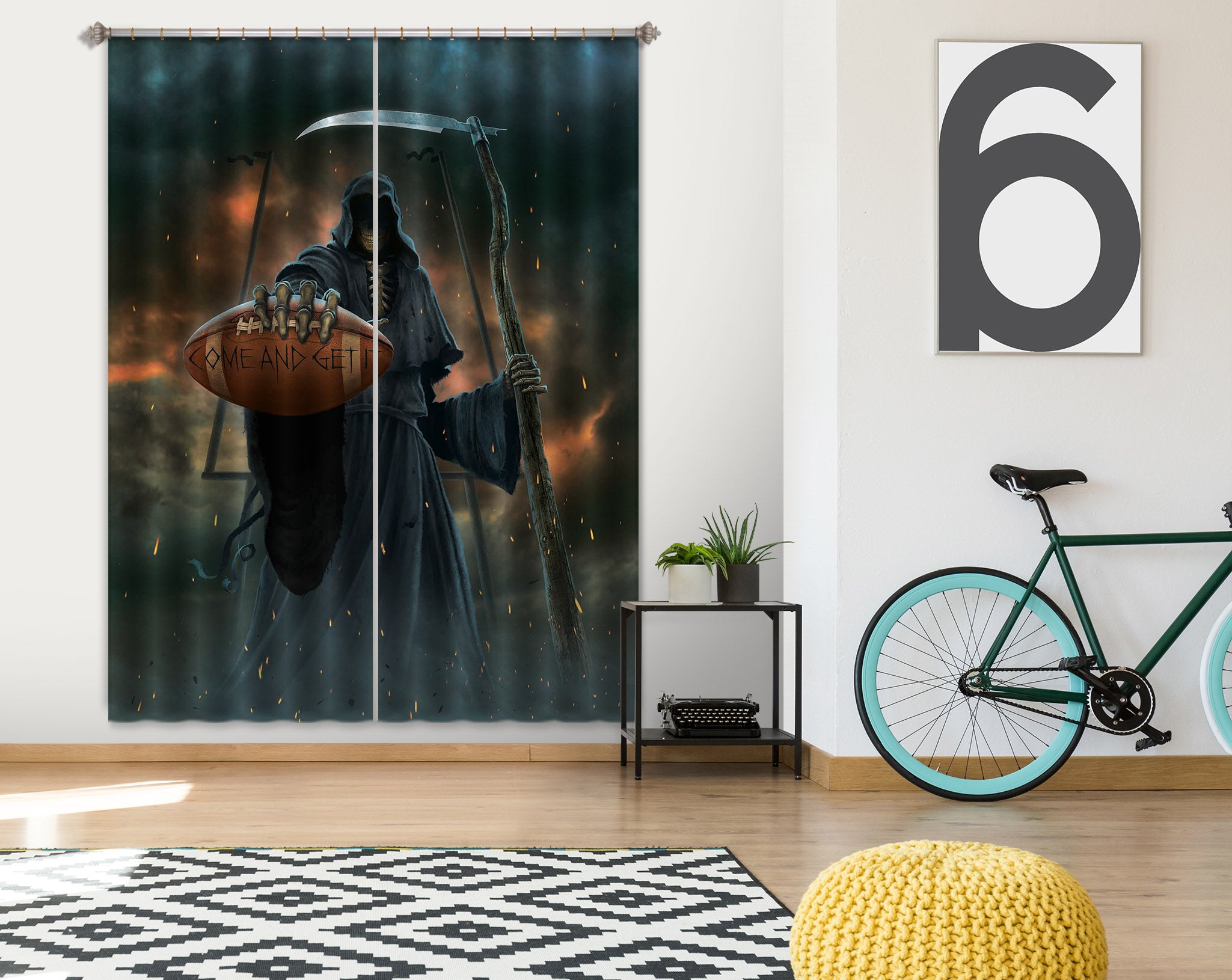 3D God Of War 025 Vincent Hie Curtain Curtains Drapes