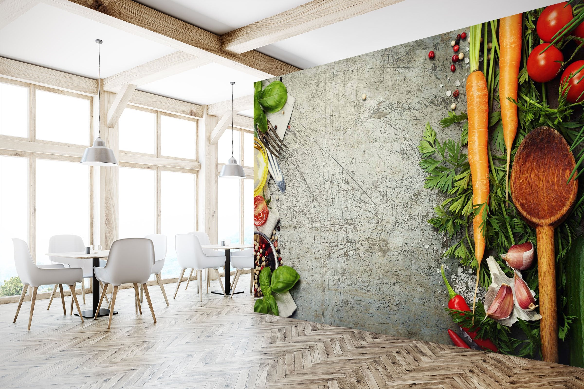 3D Dishes Vegetables 15 Wall Murals Wallpaper AJ Wallpaper 2 
