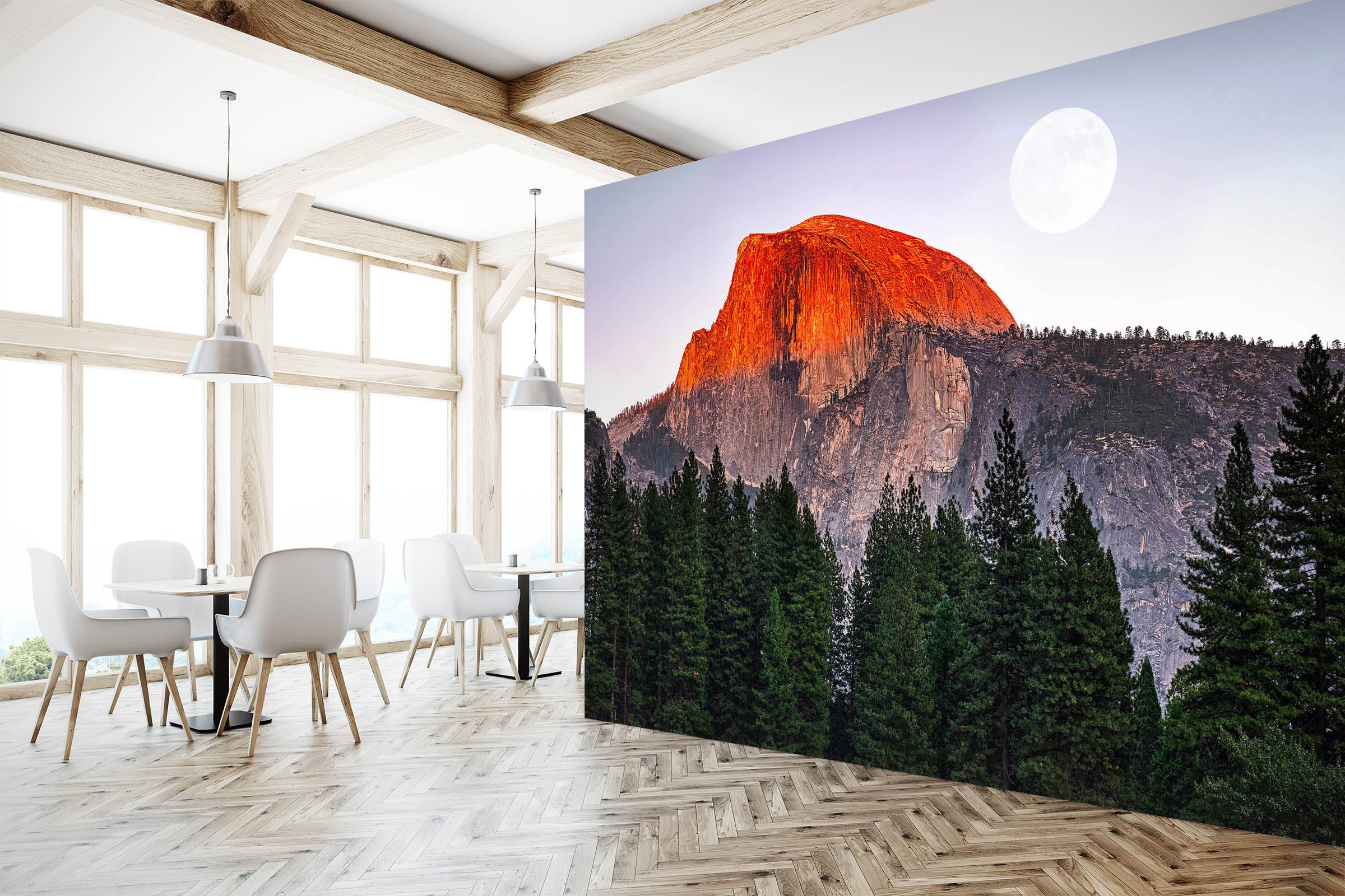 3D Sunset Valley 1453 Marco Carmassi Wall Mural Wall Murals