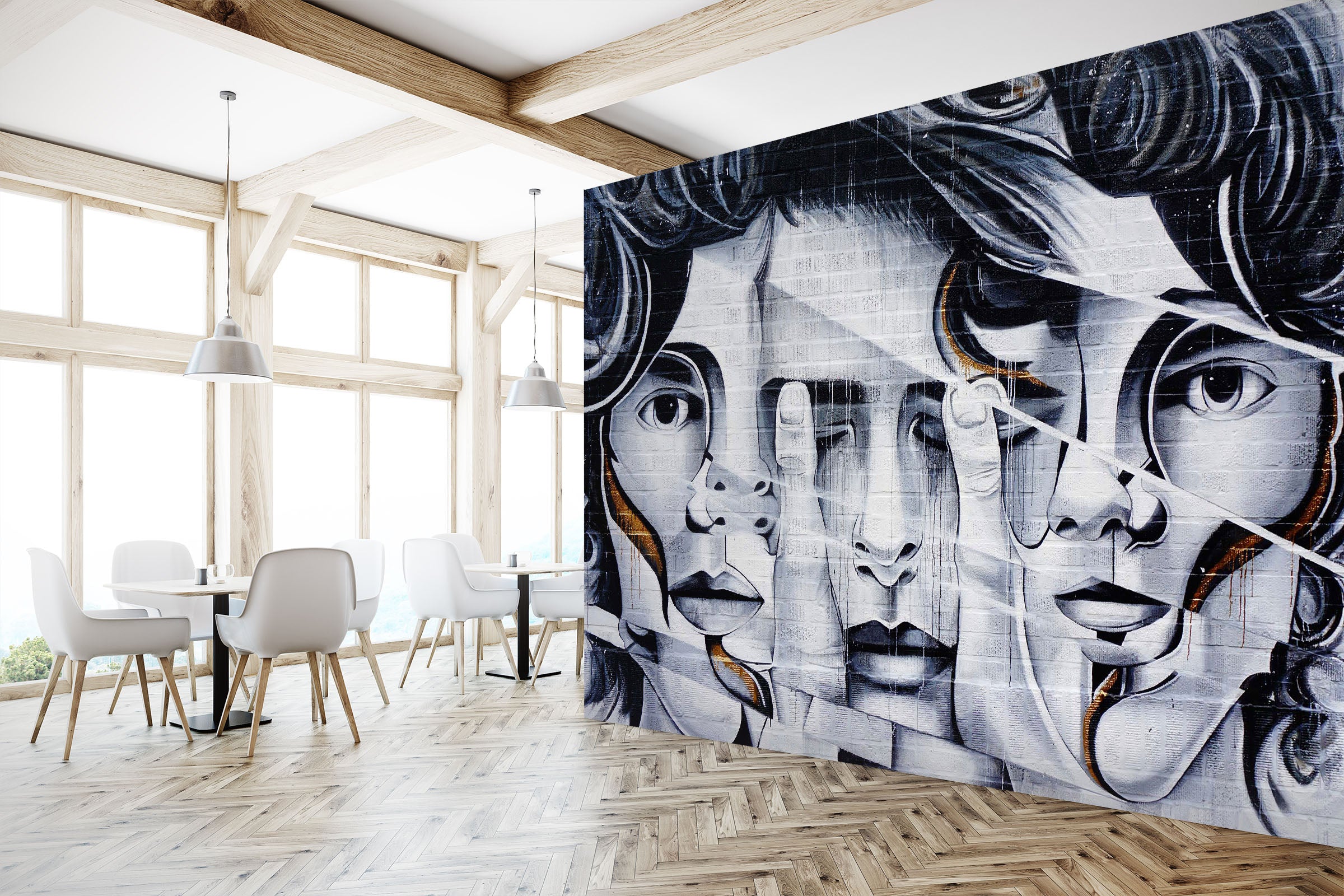 3D Gray Avatar 1467 Wall Murals