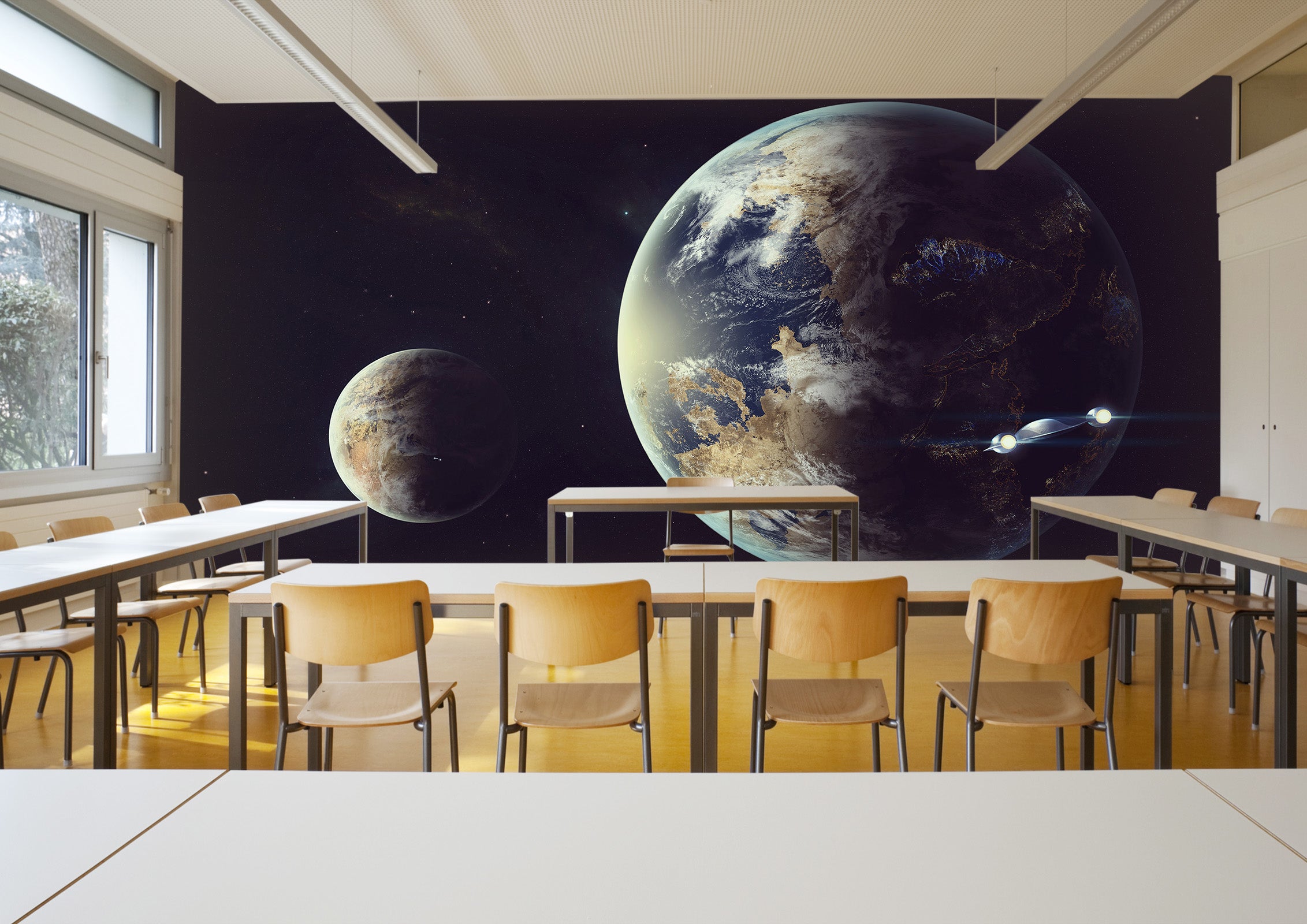 3D Giant Planet 012 Wall Murals