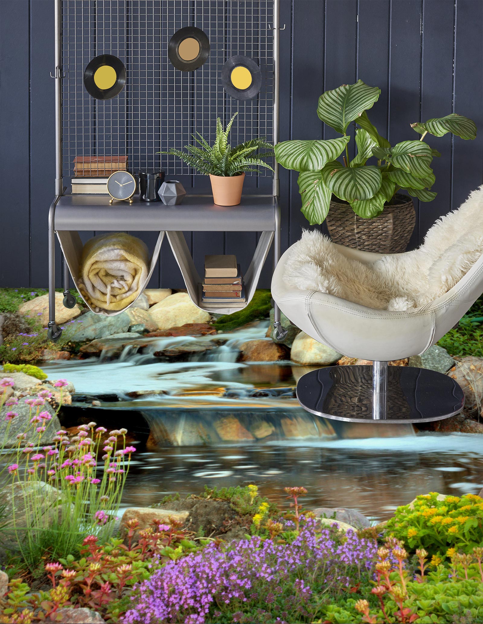 3D Warm Pond In Spring 1049 Floor Mural  Wallpaper Murals Self-Adhesive Removable Print Epoxy