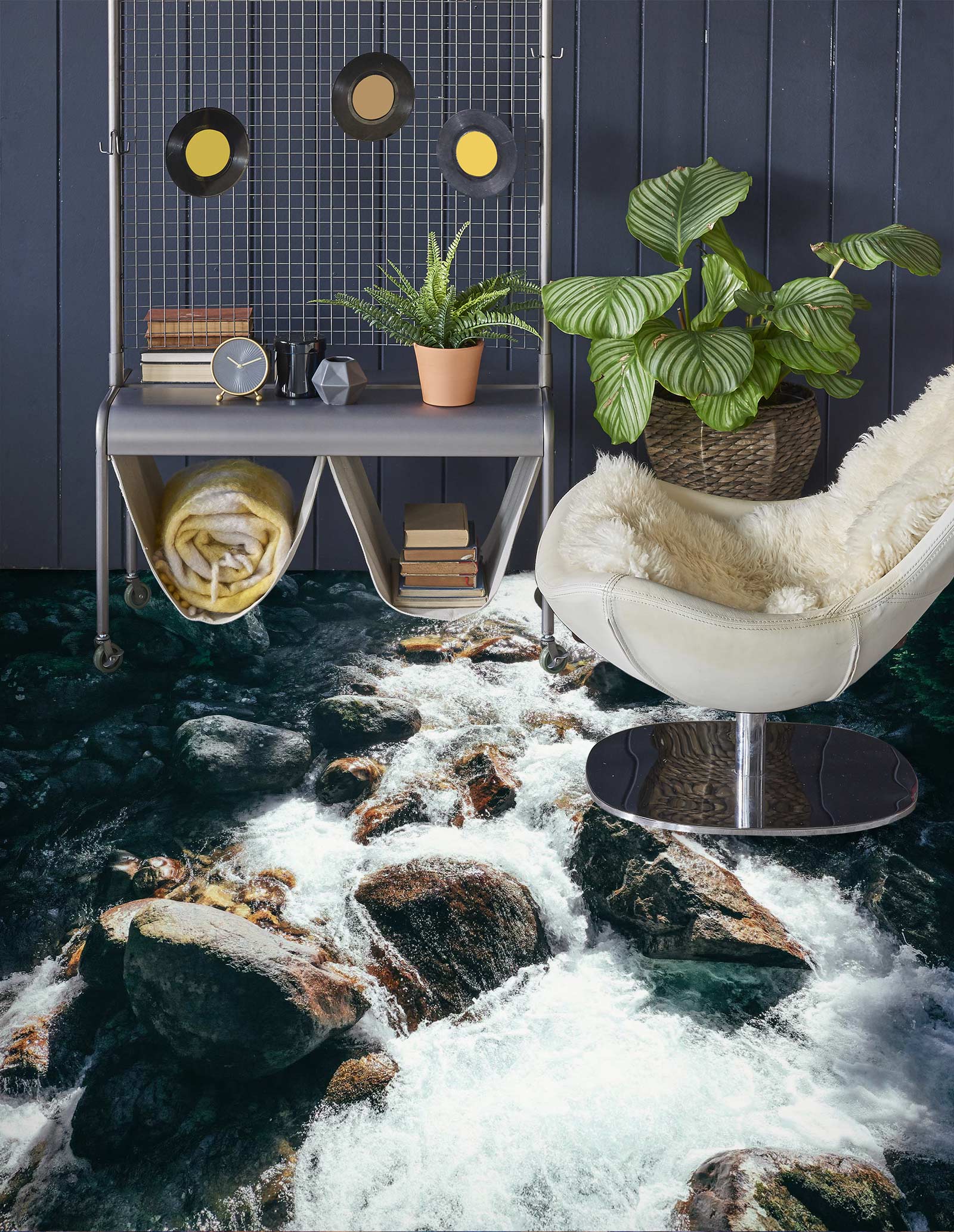 3D The Flowing Water Of Hope 1078 Floor Mural  Wallpaper Murals Self-Adhesive Removable Print Epoxy