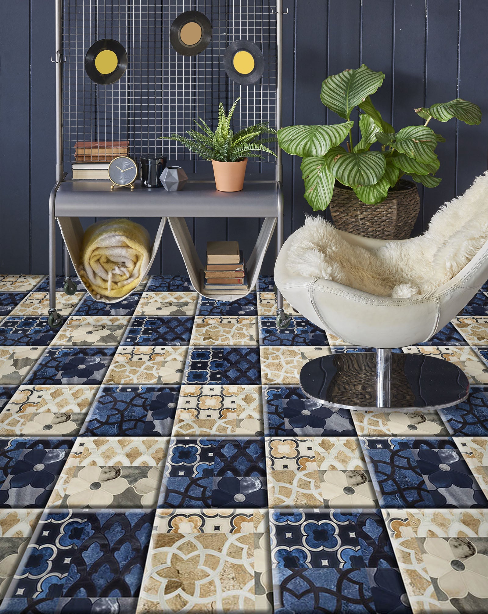 3D Pretty Flower Pattern 962 Floor Mural  Wallpaper Murals Self-Adhesive Removable Print Epoxy