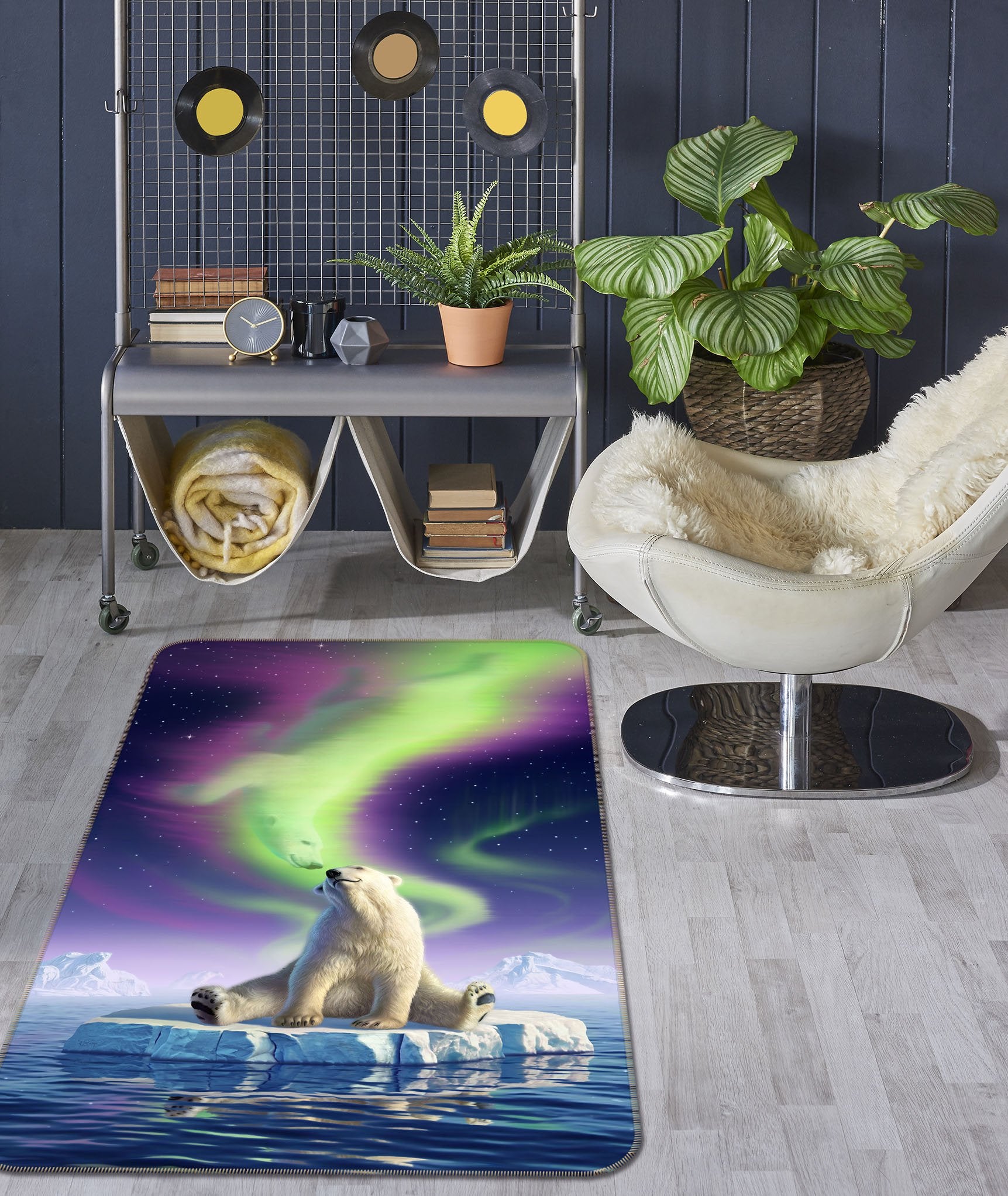 3D Arctic Kiss 1003 Jerry LoFaro Rug Non Slip Rug Mat Mat AJ Creativity Home 