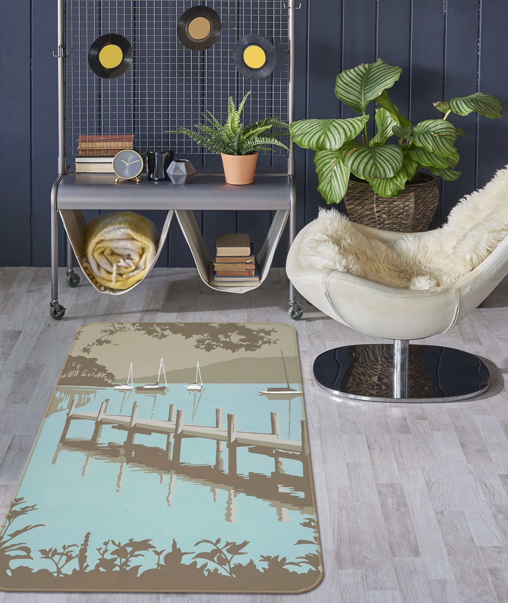 3D Windermere 1163 Steve Read Rug Non Slip Rug Mat