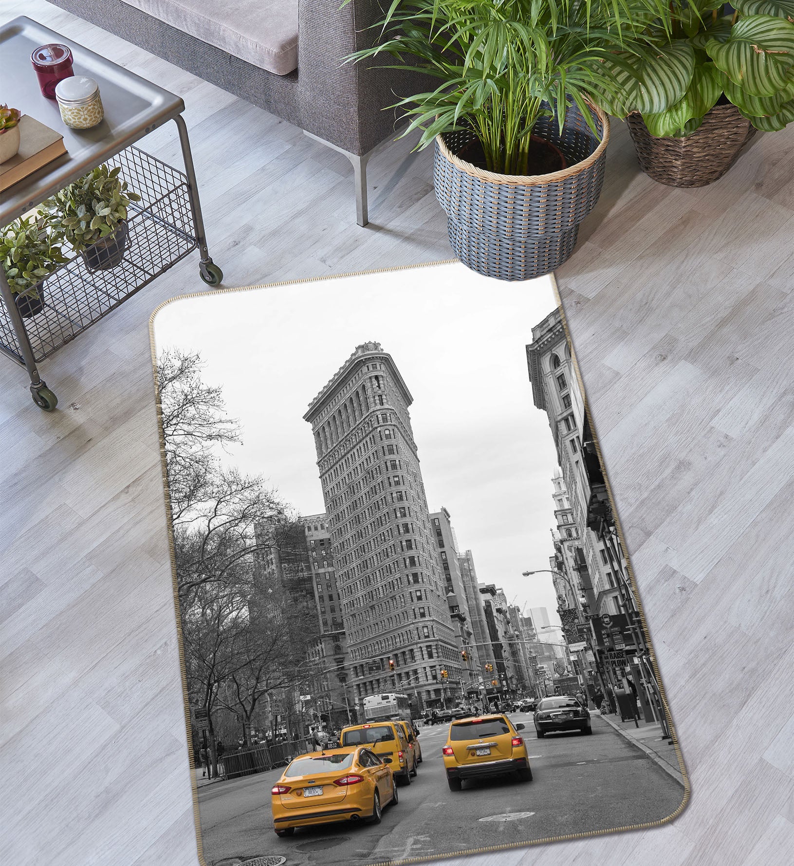 3D Tall Building1191 Marco Carmassi Rug Non Slip Rug Mat