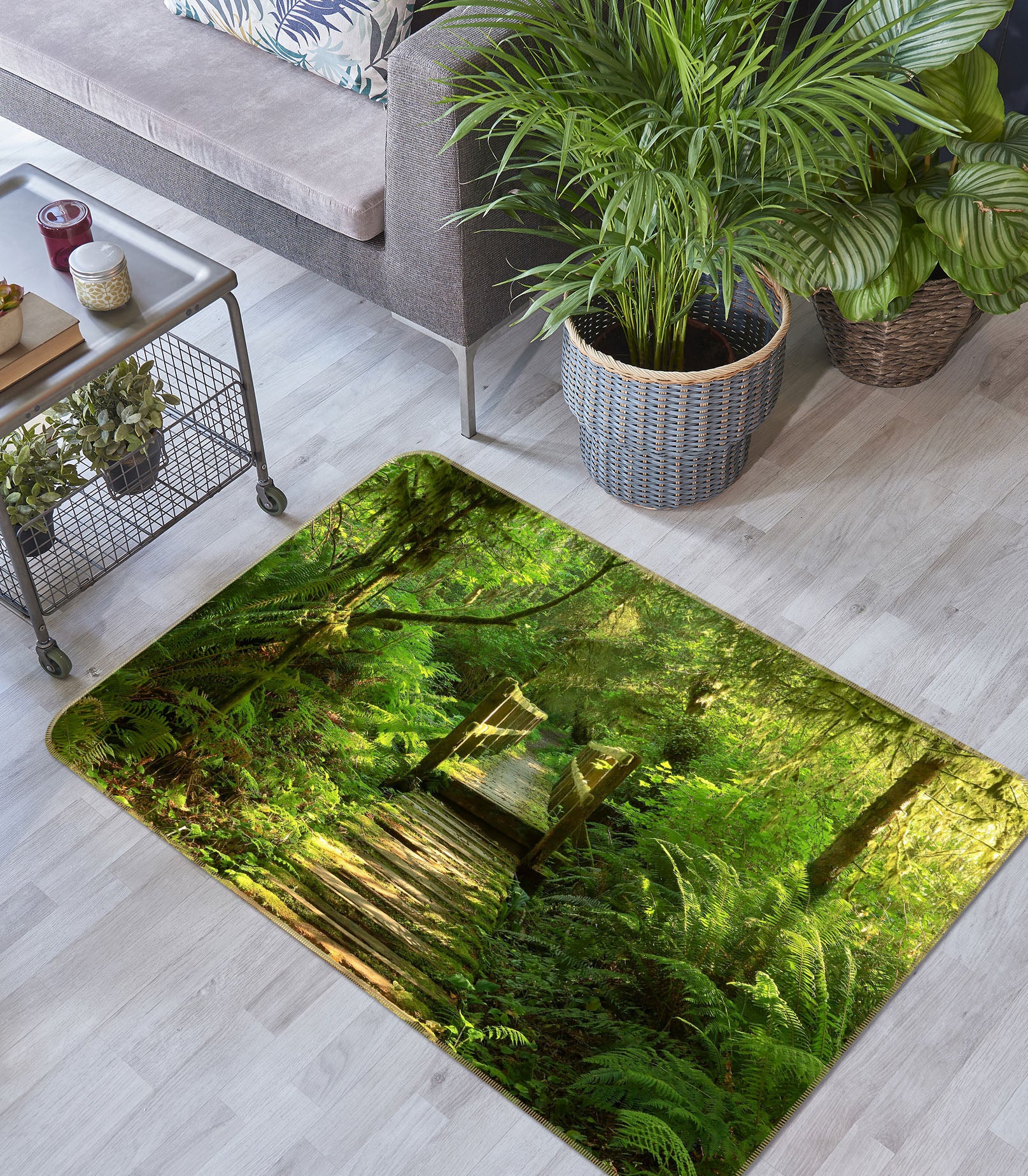 3D Tranquil Valley 1132 Kathy Barefield Rug Non Slip Rug Mat