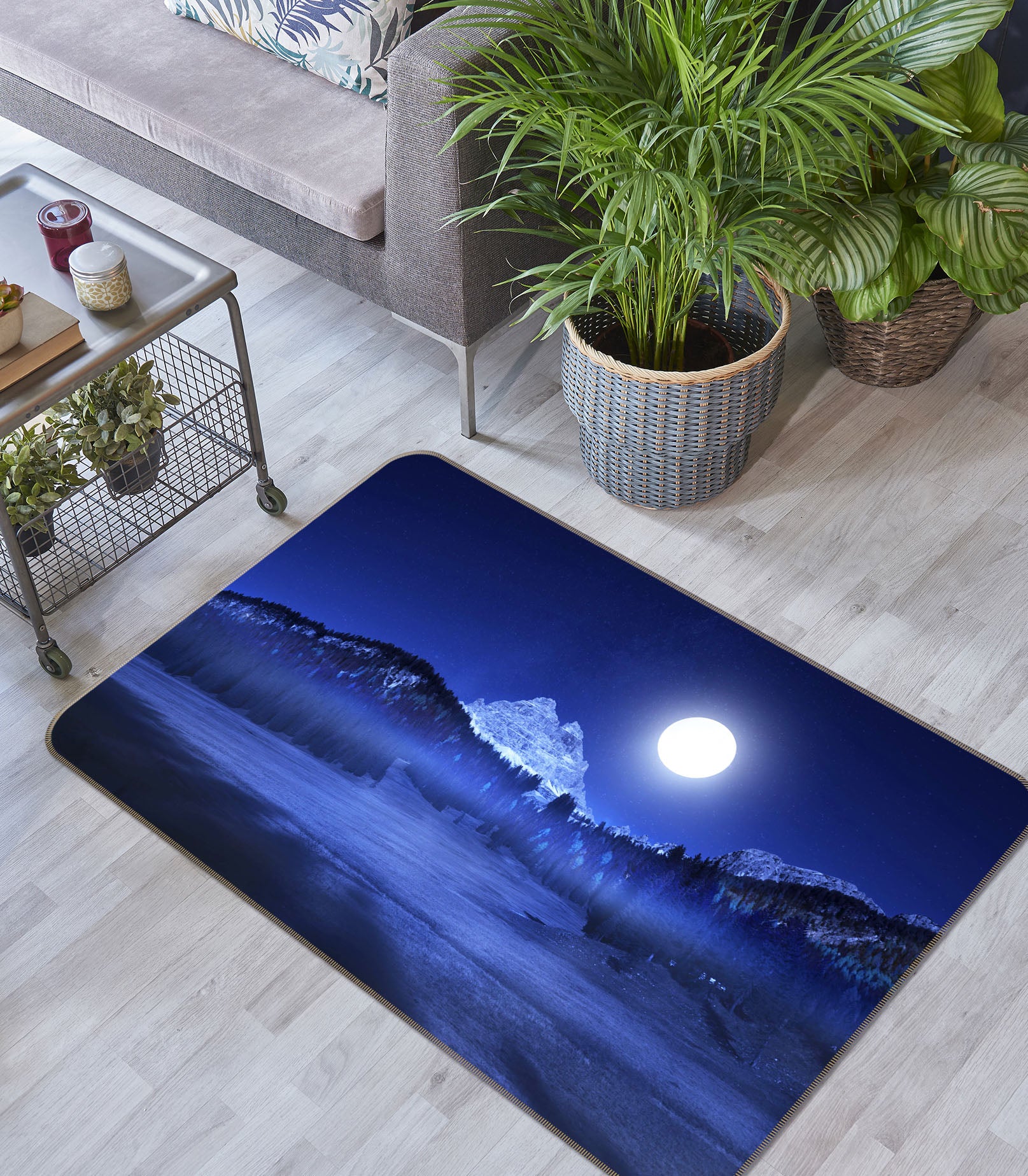 3D Silent Valley 1166 Marco Carmassi Rug Non Slip Rug Mat