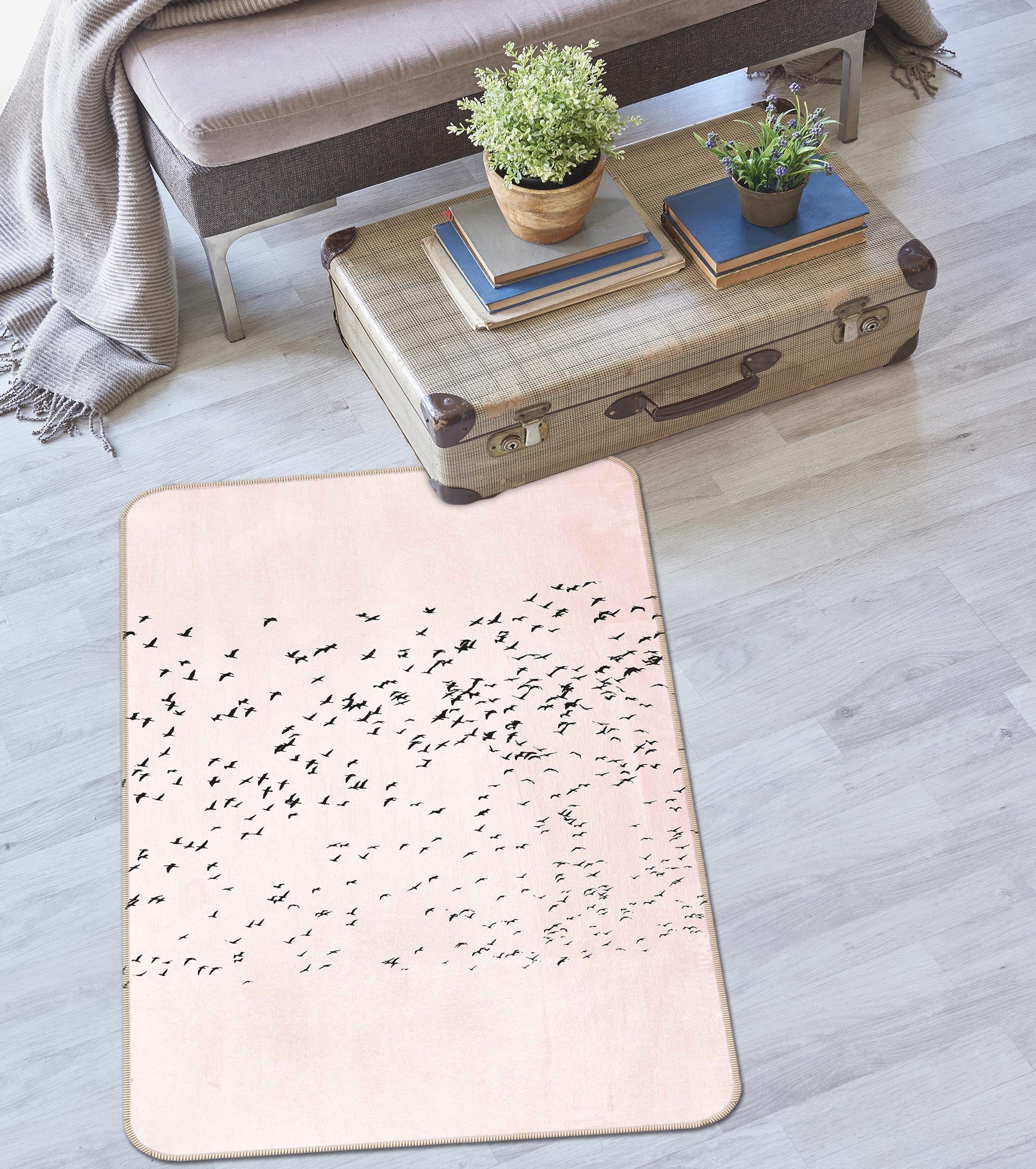 3D Moving On 1008 Boris Draschoff Rug Non Slip Rug Mat