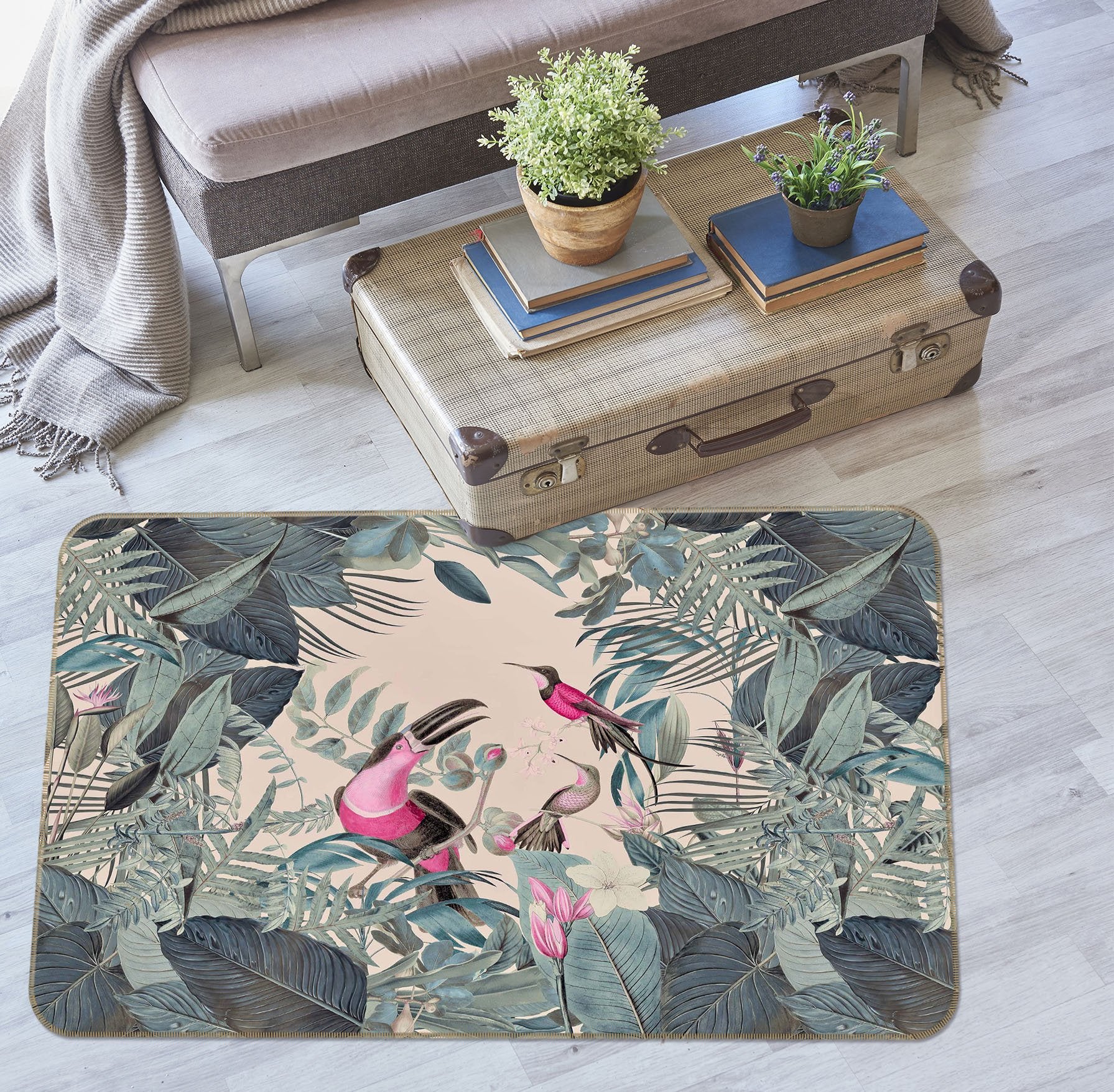 3D Bird Of Prey 1009 Andrea haase Rug Non Slip Rug Mat Mat AJ Creativity Home 