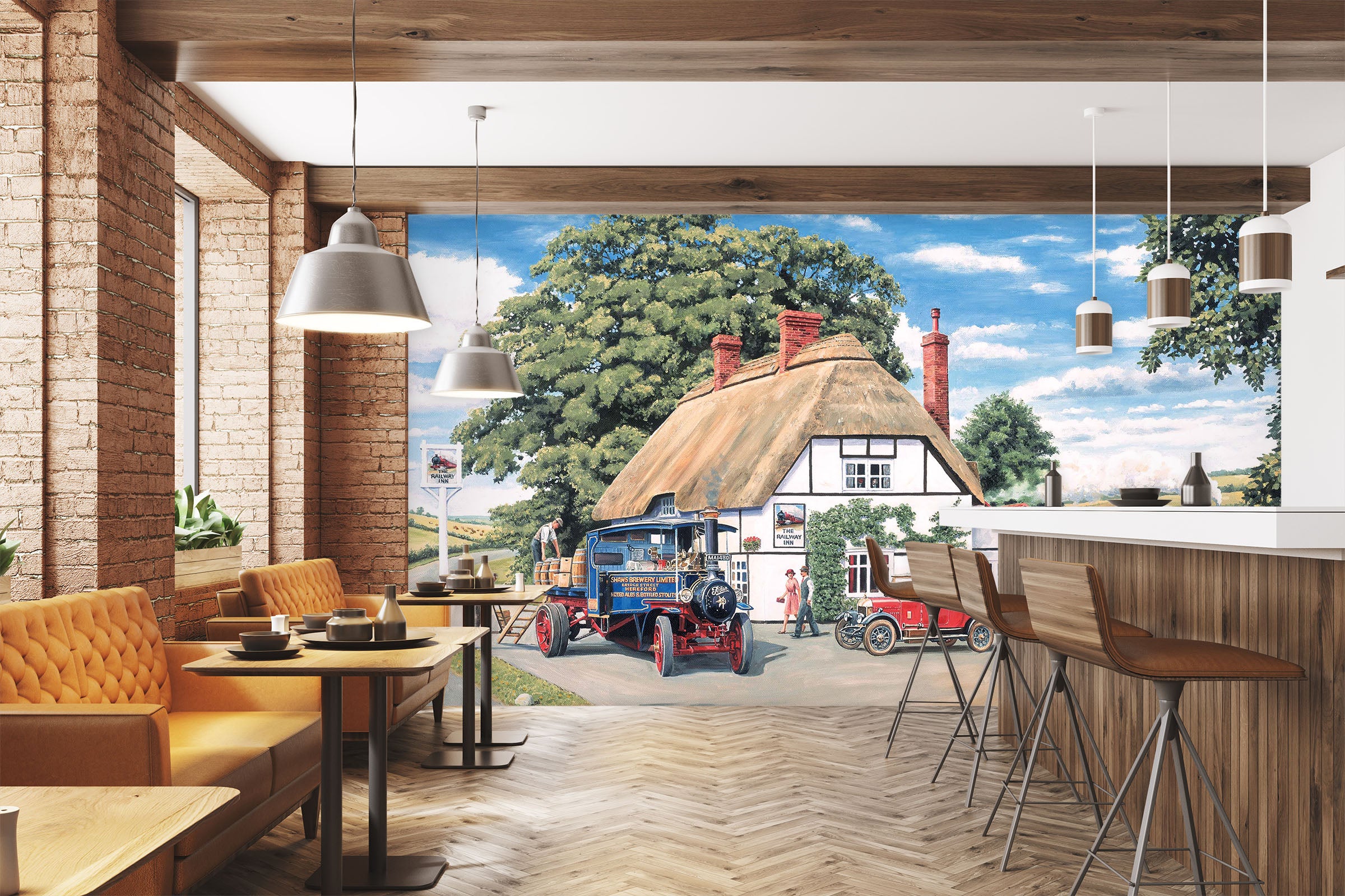 3D Build House 1018 Trevor Mitchell Wall Mural Wall Murals