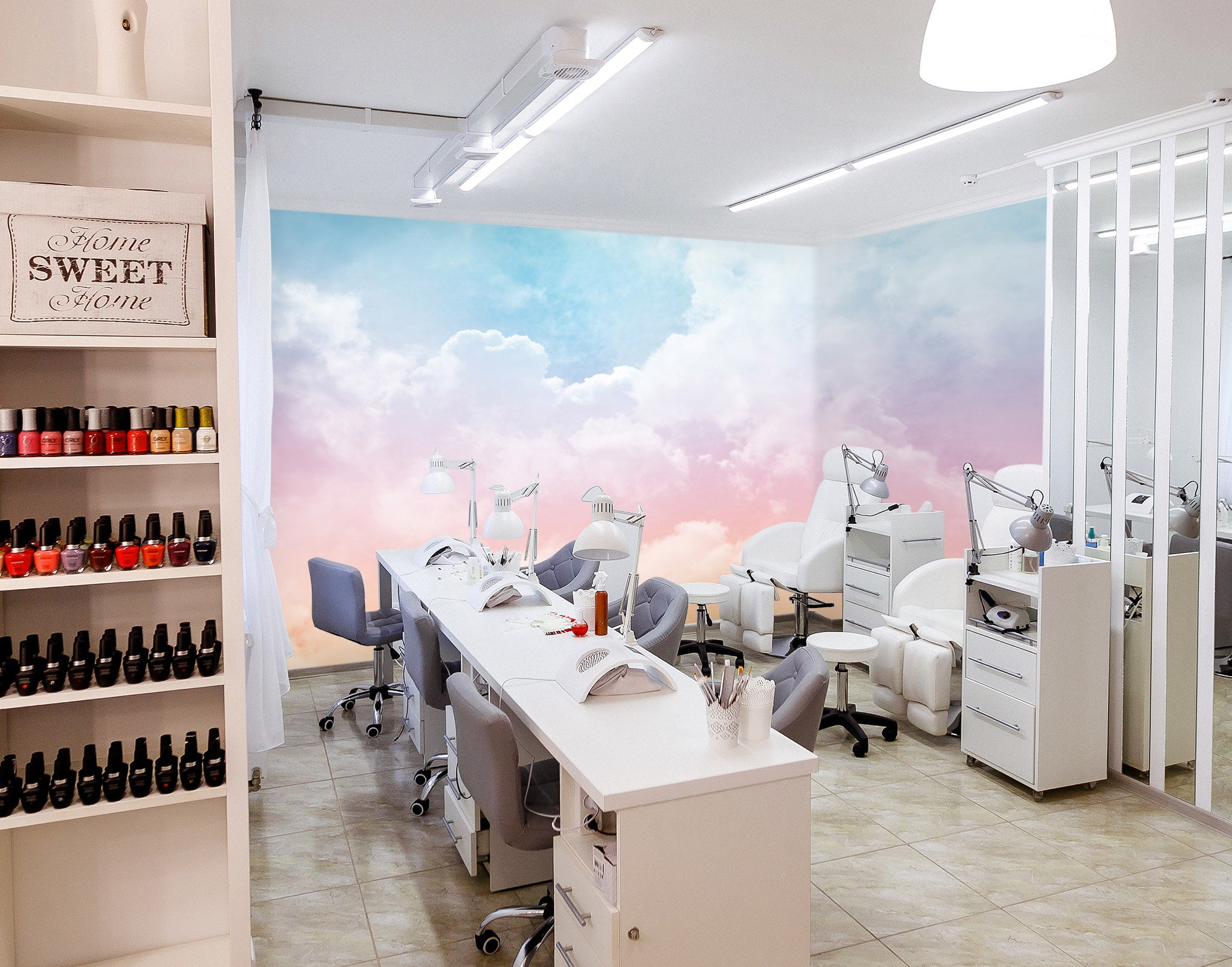 3D Color Sky 391 Wall Murals