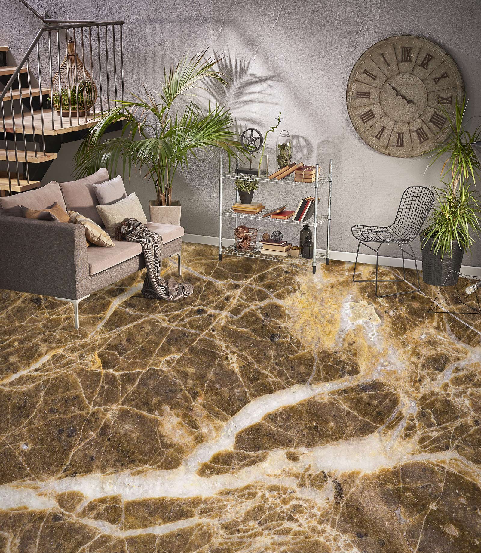 3D Advanced Context 673 Floor Mural  Wallpaper Murals Rug & Mat Print Epoxy waterproof bath floor