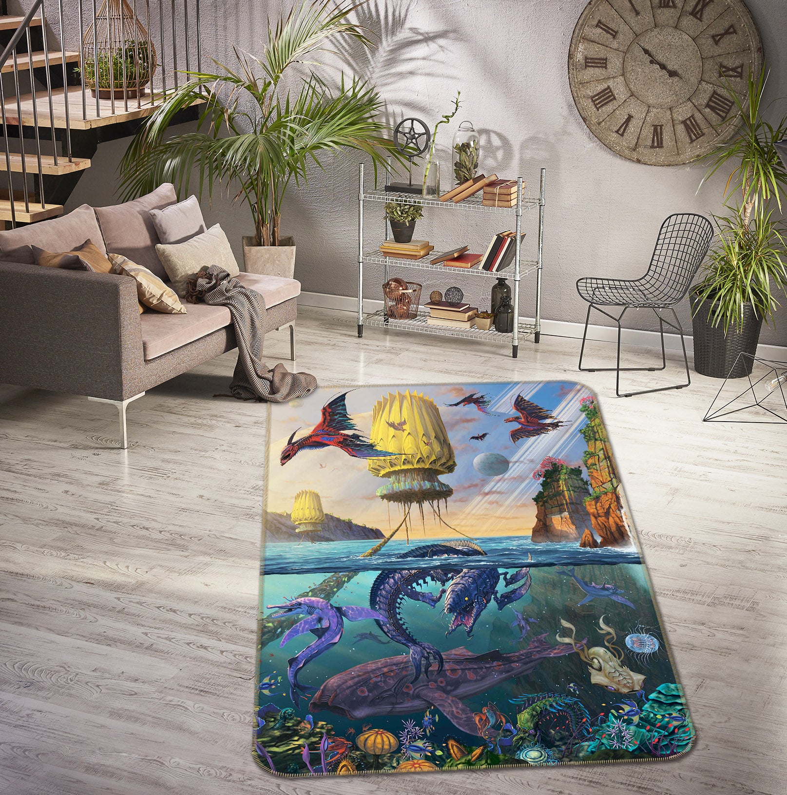 3D Cyris Undiscovered 1026 Vincent Hie Rug Non Slip Rug Mat