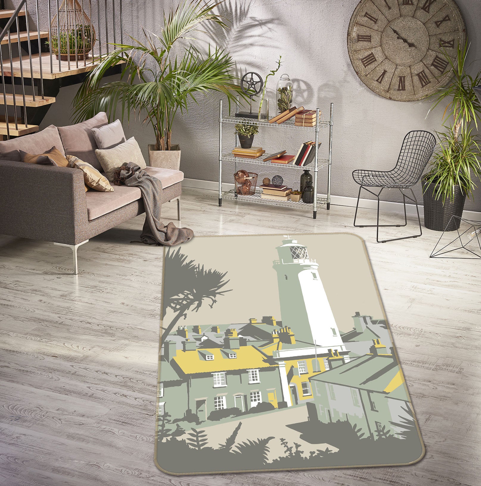 3D Sole Bay Inn 1145 Steve Read Rug Non Slip Rug Mat