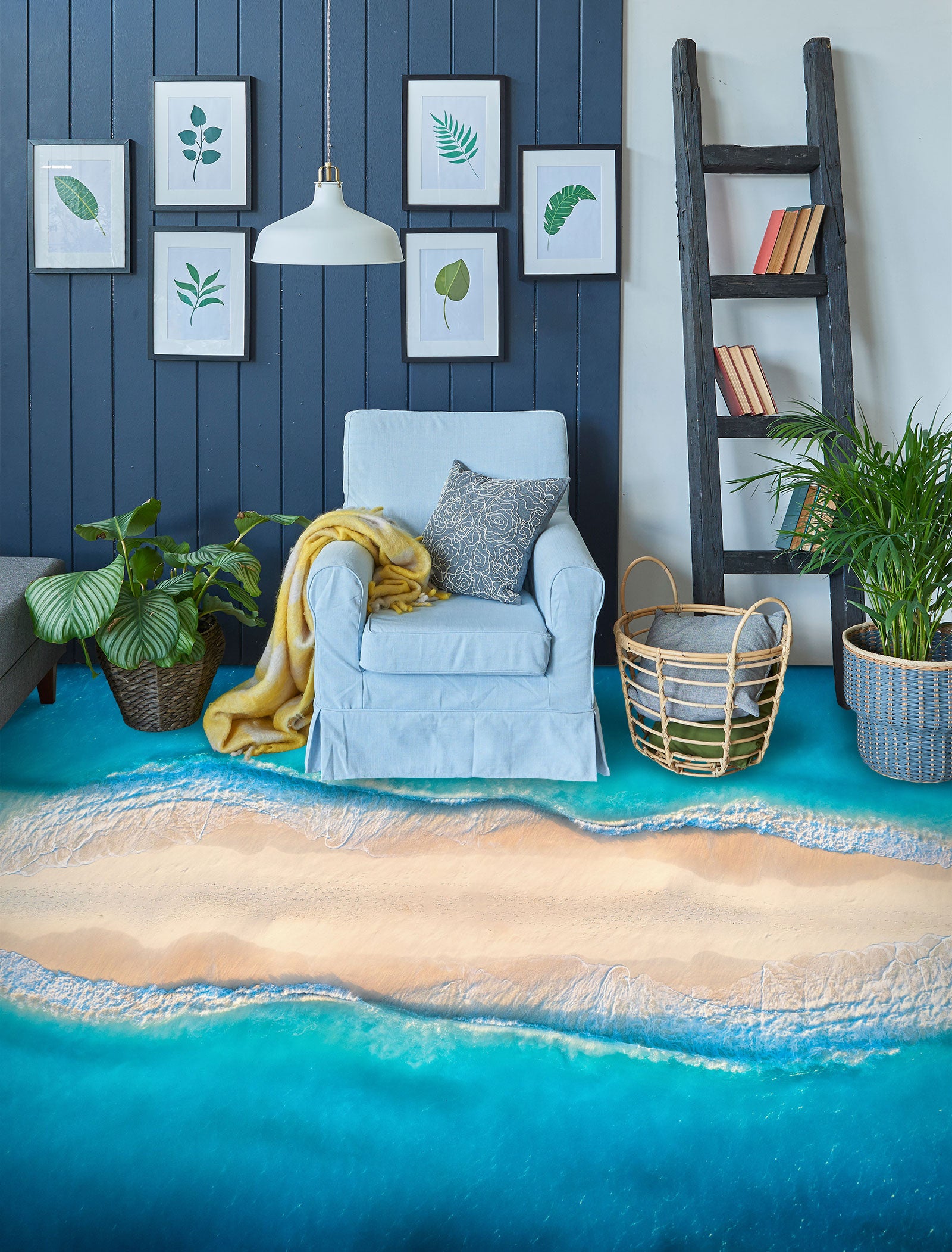 3D Blue Sea Dream 466 Floor Mural  Wallpaper Murals Rug & Mat Print Epoxy waterproof bath floor