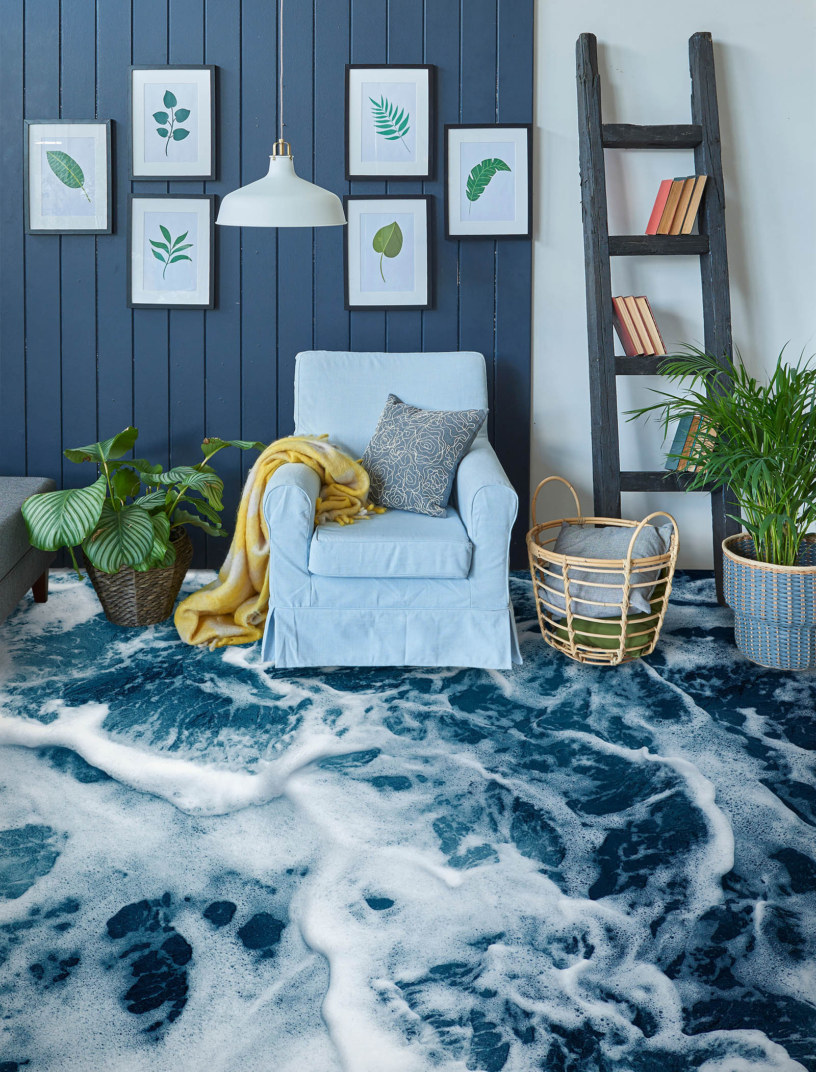 3D Ocean Wave Dream 333 Floor Mural  Wallpaper Murals Rug & Mat Print Epoxy waterproof bath floor