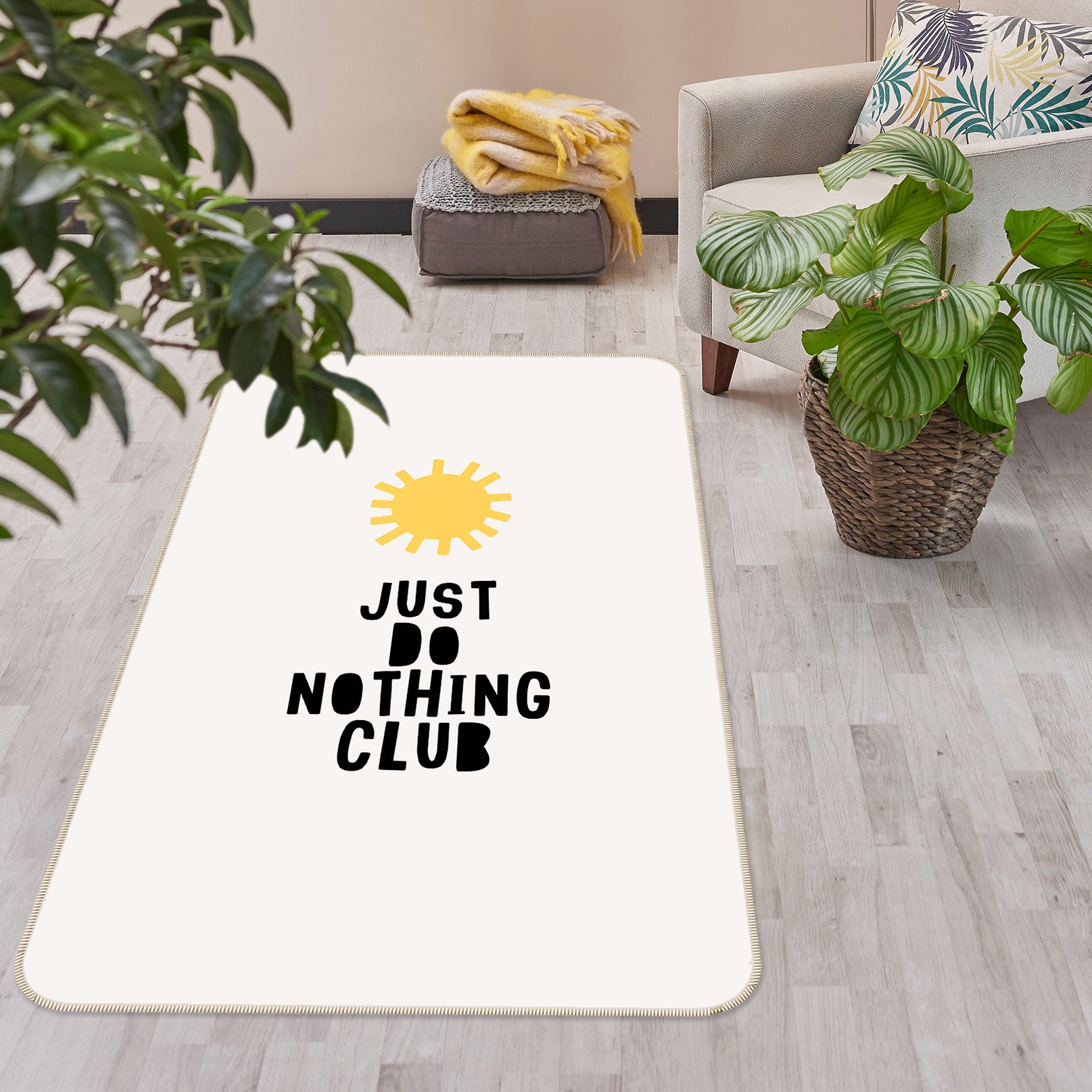 3D Flower Shape 1040 Boris Draschoff Rug Non Slip Rug Mat