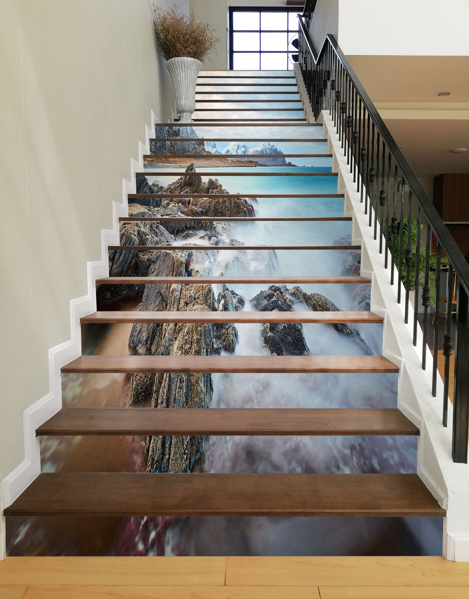 3D Lake Pouring 641 Stair Risers