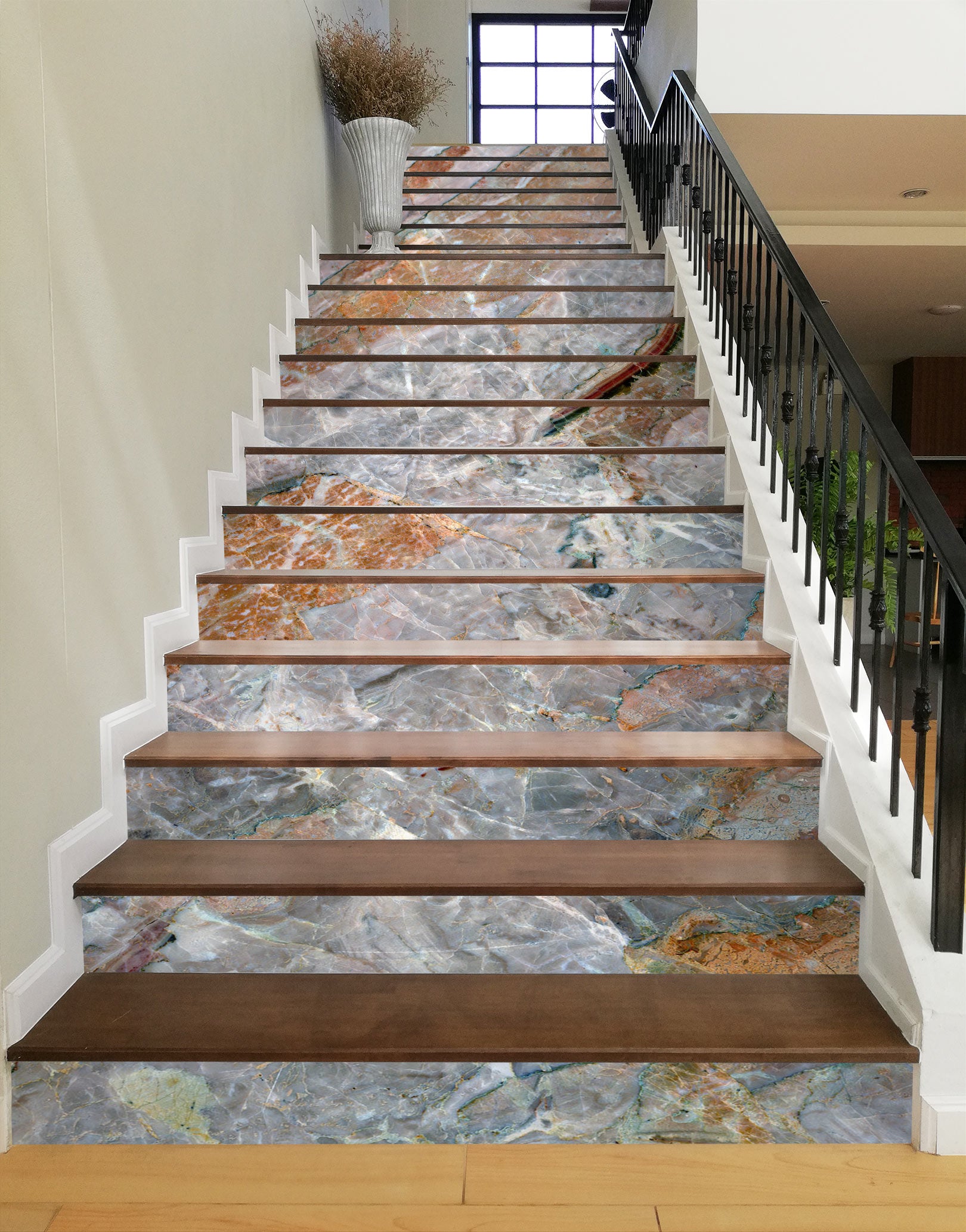 3D Crystal Clear 520 Stair Risers
