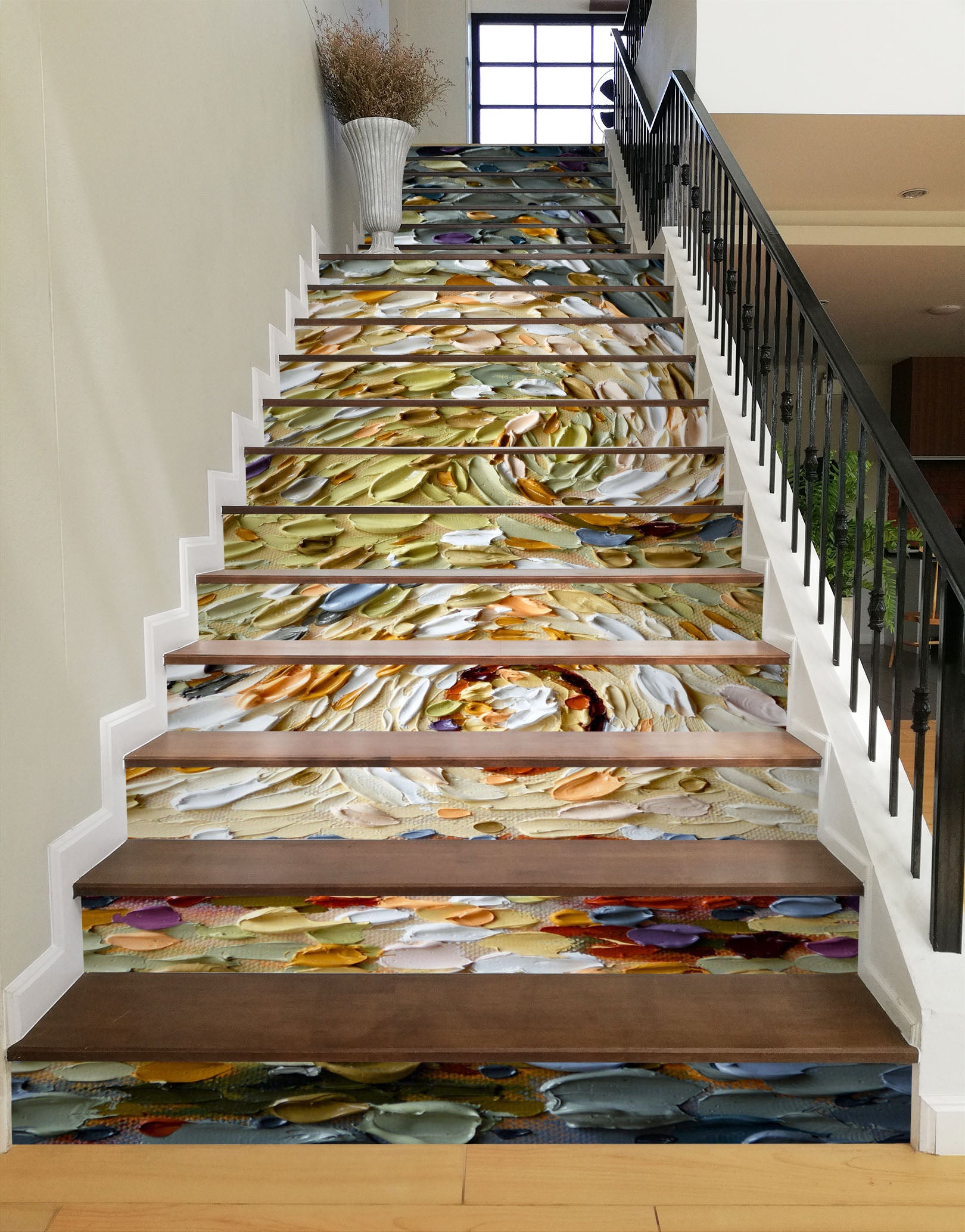 3D Pigment Like Stone 396 Dena Tollefson Stair Risers