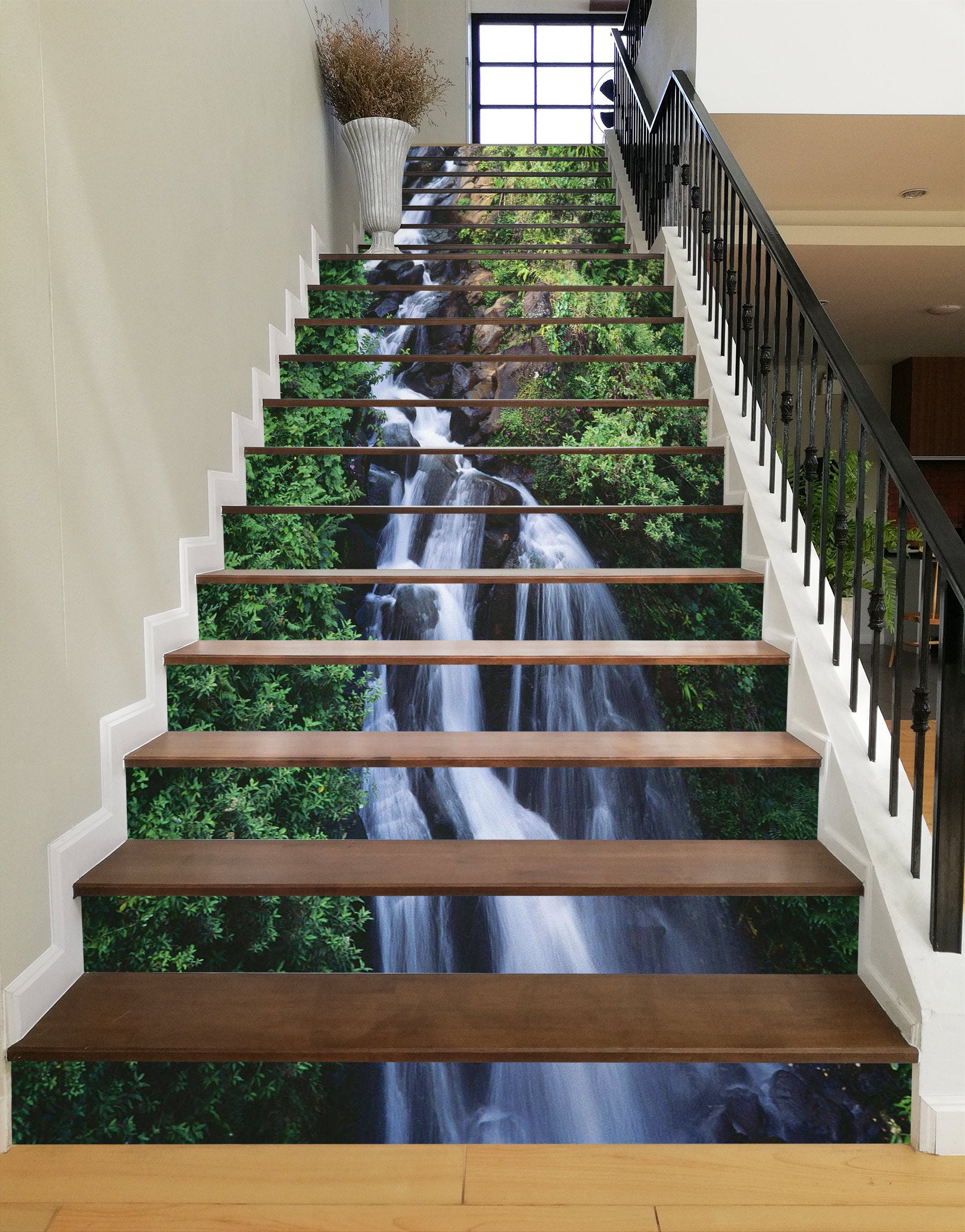 3D Forest Torrent 058 Stair Risers